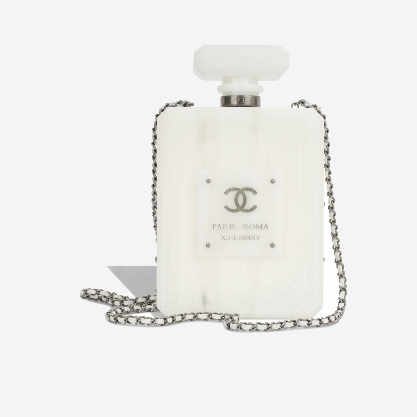 Chanel Plexiglass Paris-Rome Minaudiere