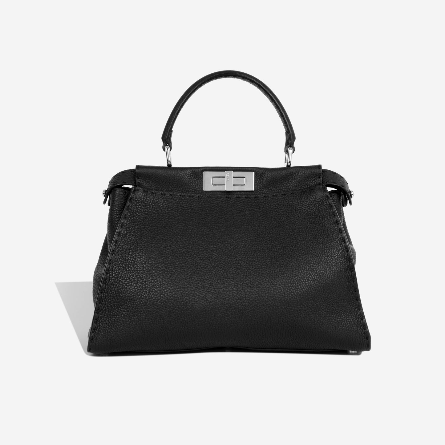Fendi Peekaboo Leather Black Handbag Style 3