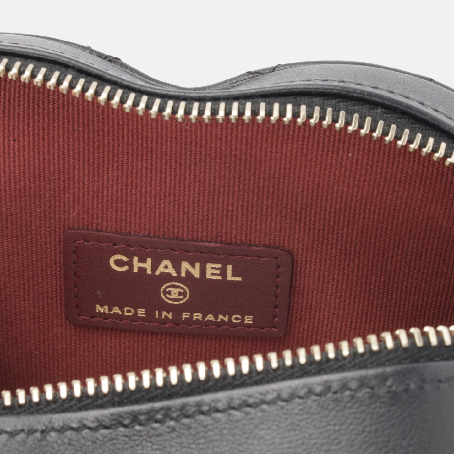 Chanel Small Heart Bag - Black