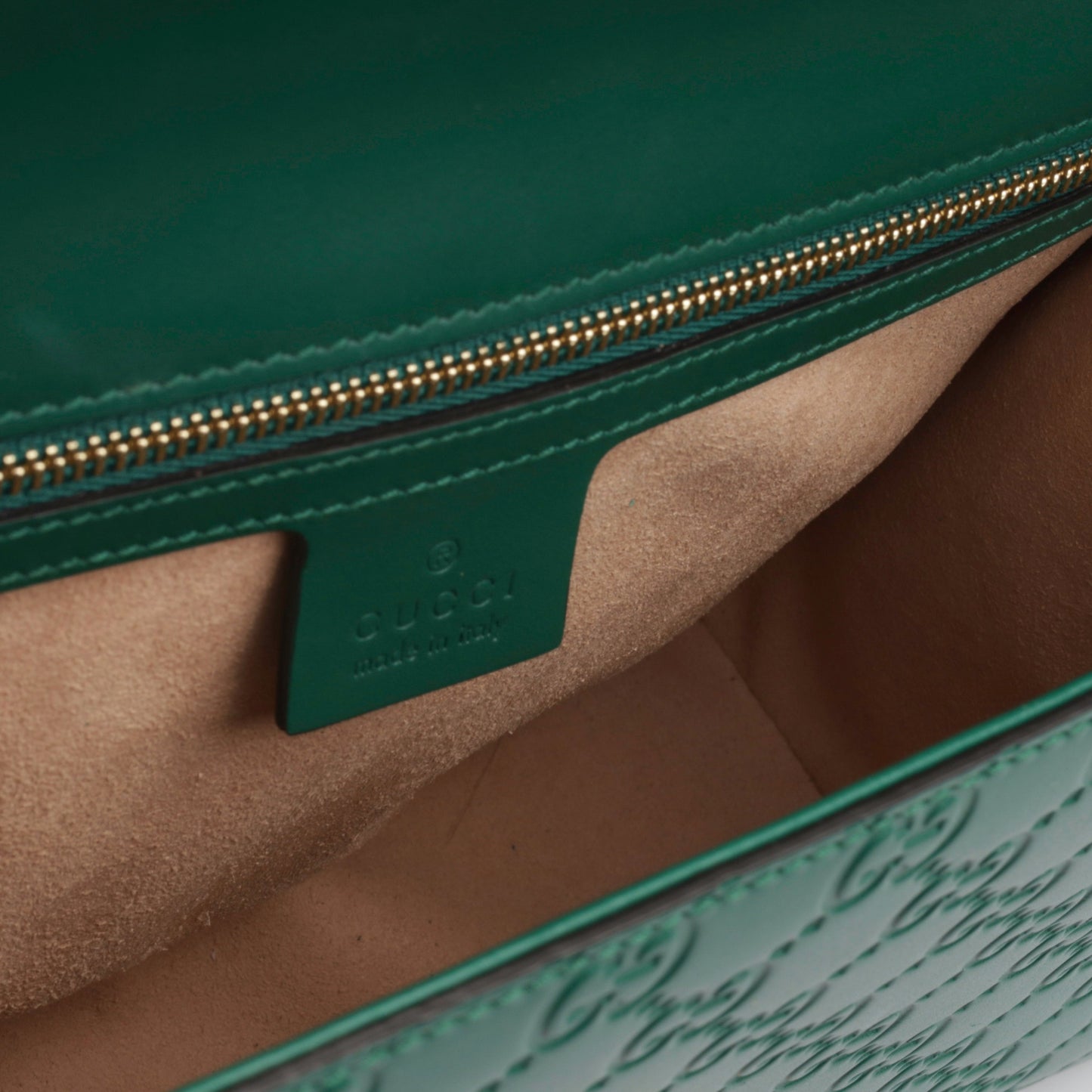 Gucci Monogram Chain Leather Crossbody