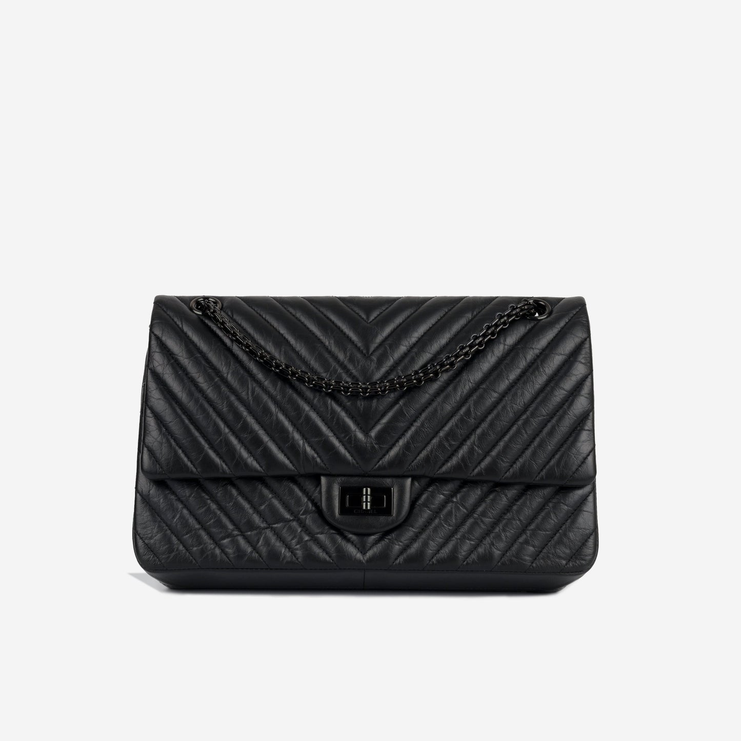 Chanel So Black Reissue 2.55 Handbag 226