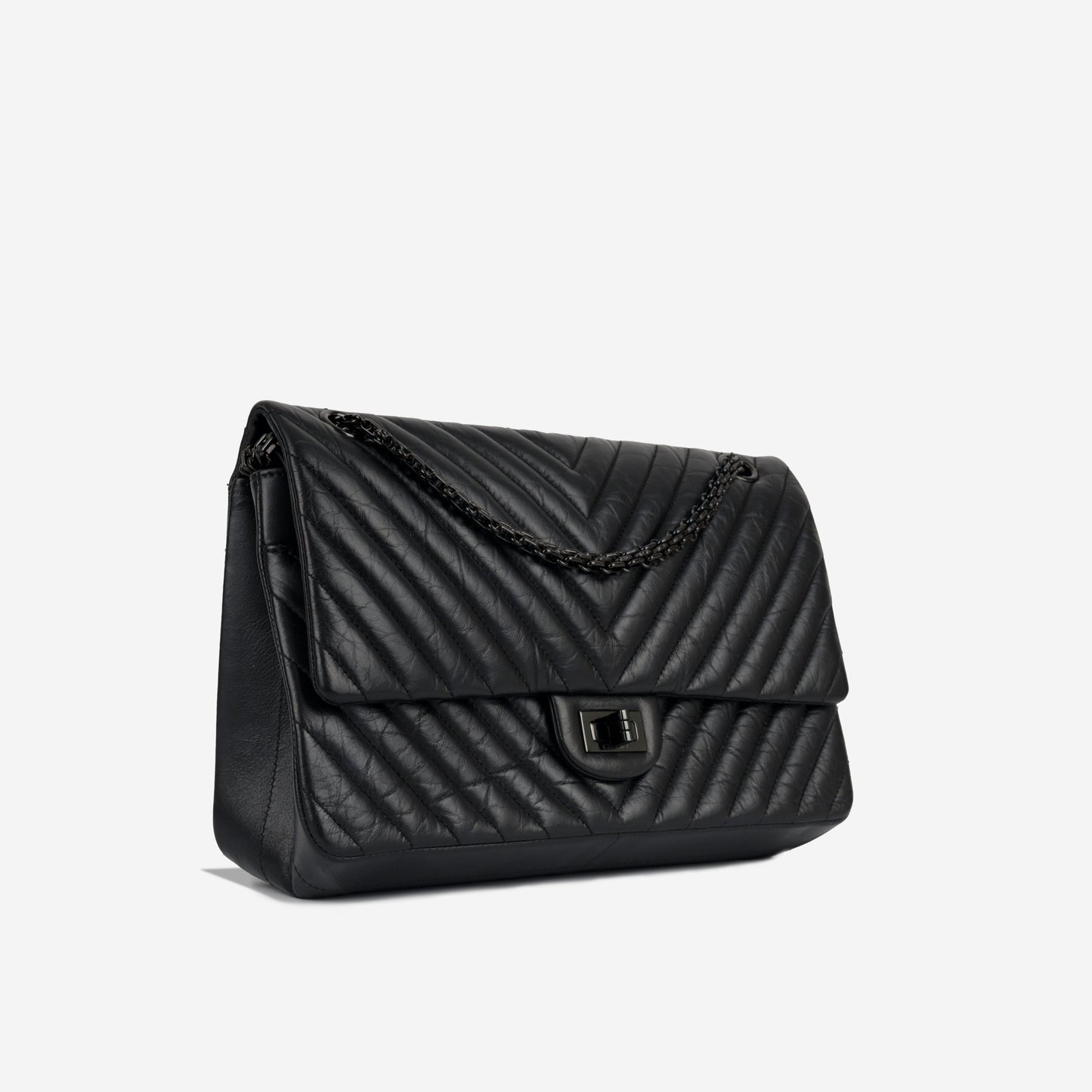 Chanel So Black Reissue 2.55 Handbag 226