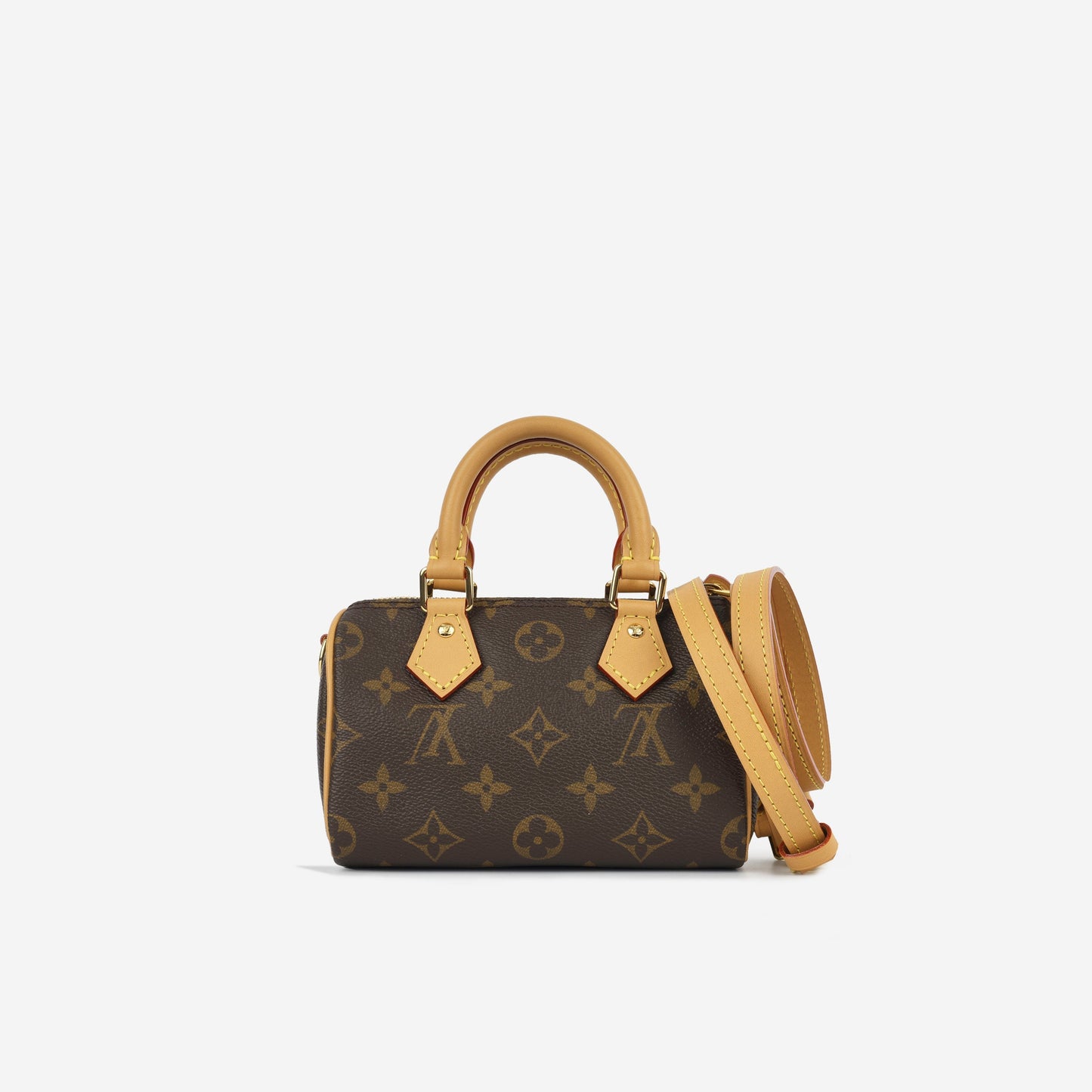 Louis Vuitton Nano Speedy - Monogram | Gold Hardware
