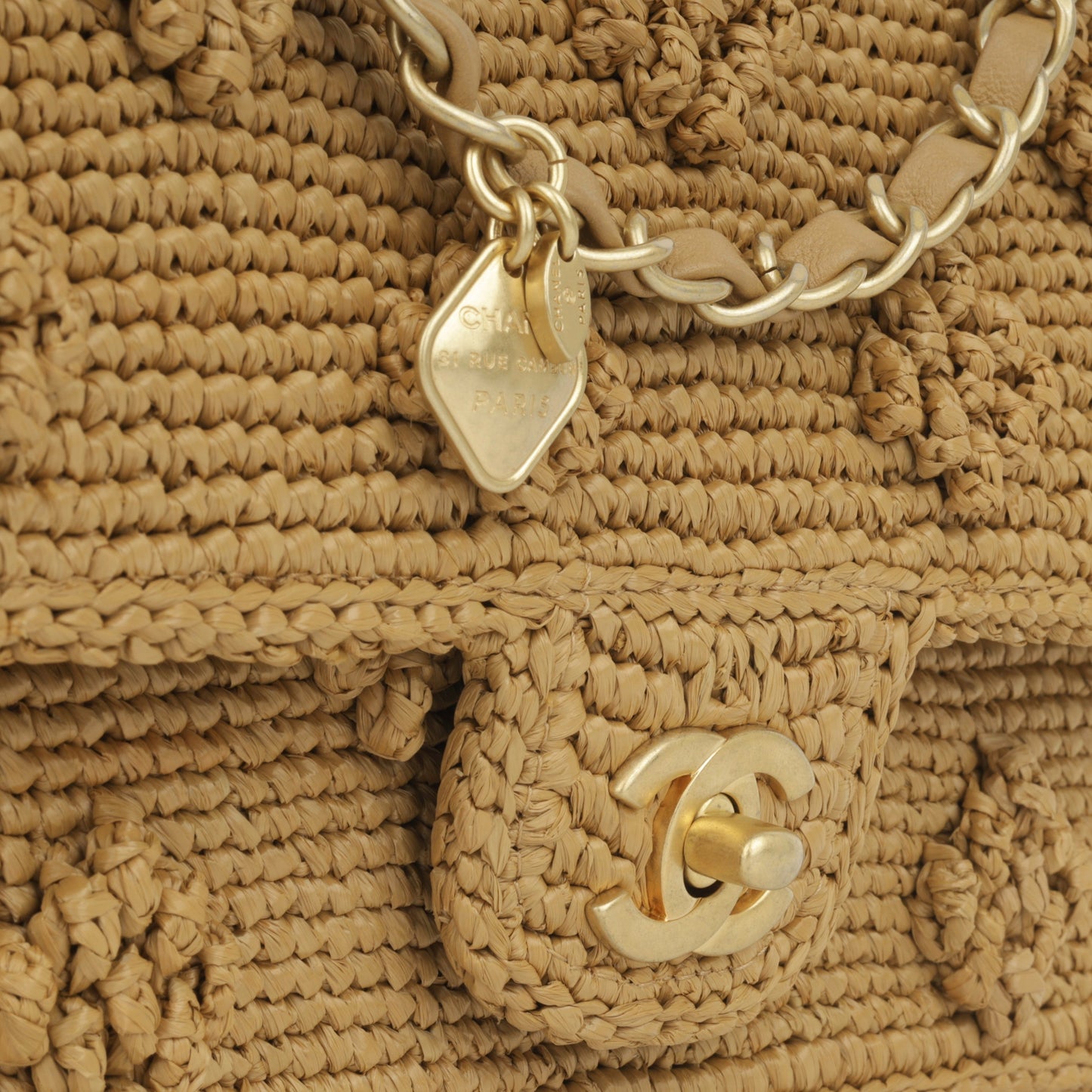 Chanel Seasonal Raffia Flap