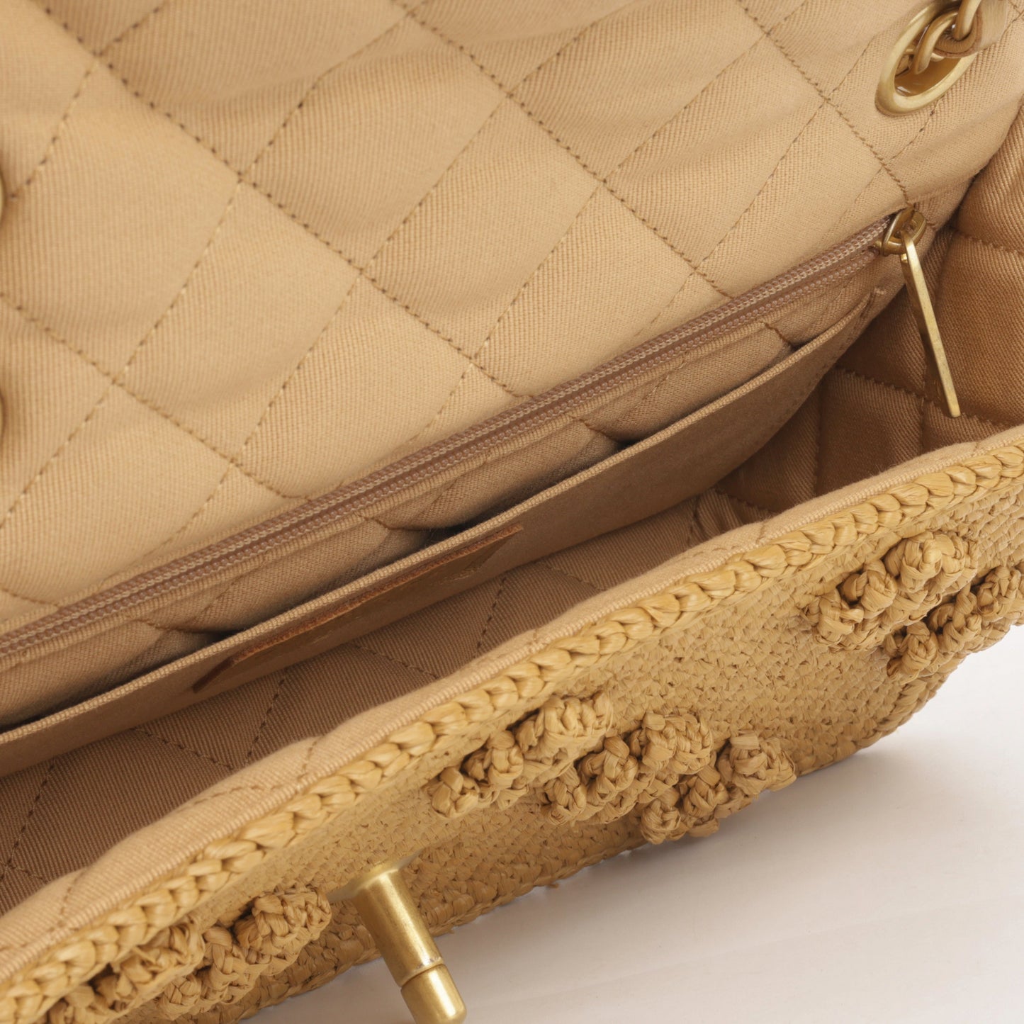 Chanel Seasonal Raffia Flap