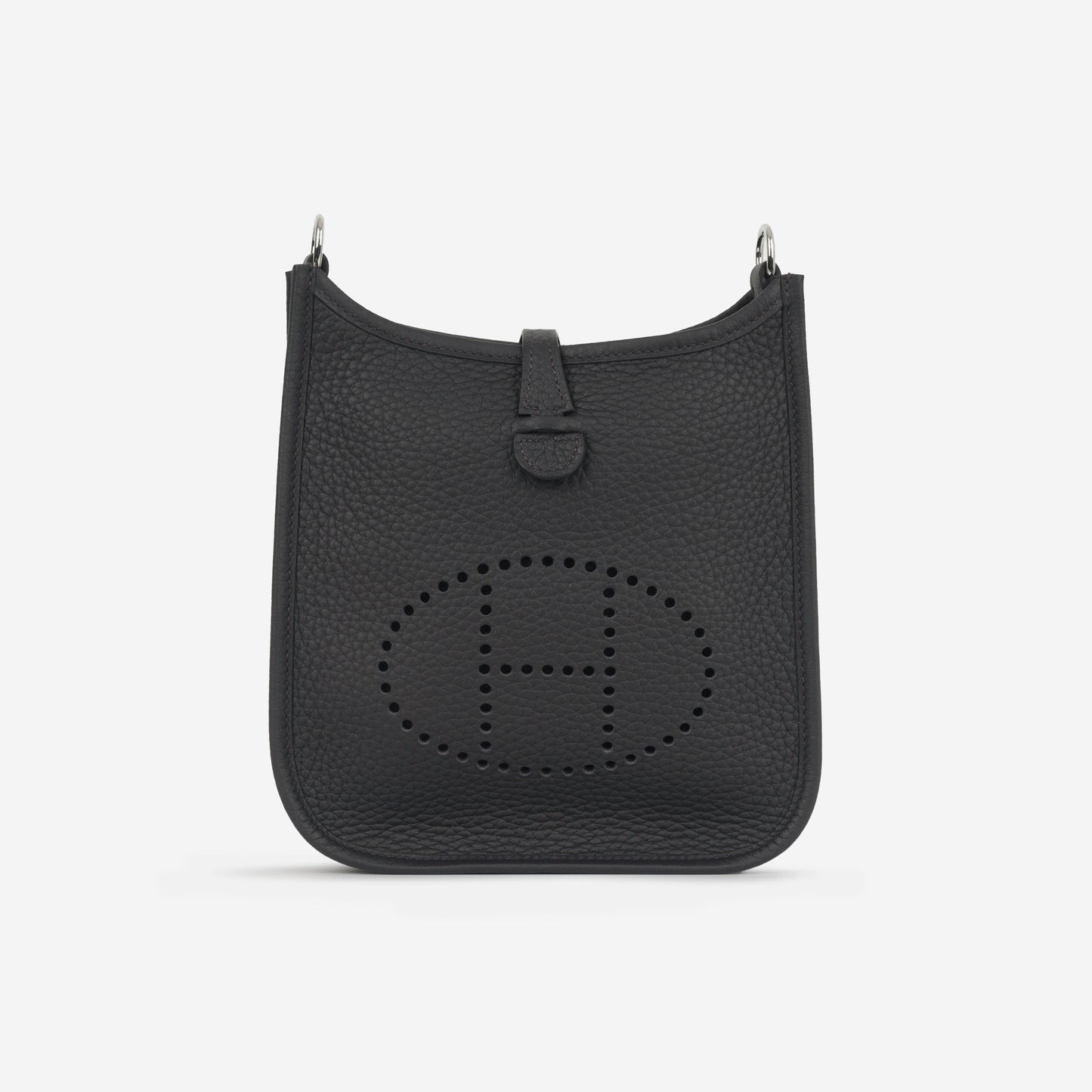 Hermès Mini Evelyne 16 - Black Clemence | Palladium Hardware