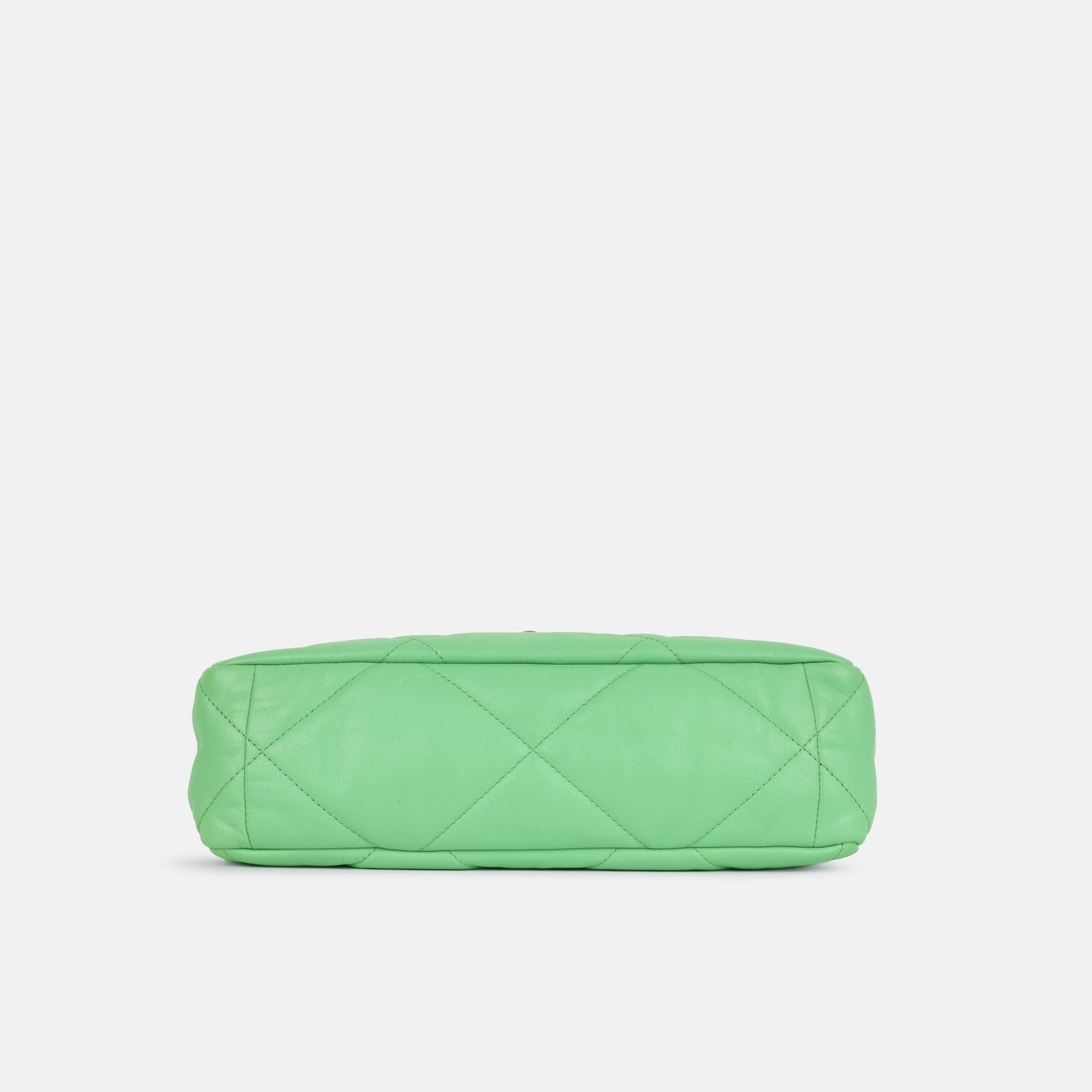 Chanel Large 19 Flap - Green Lambskin | Gold Hardware