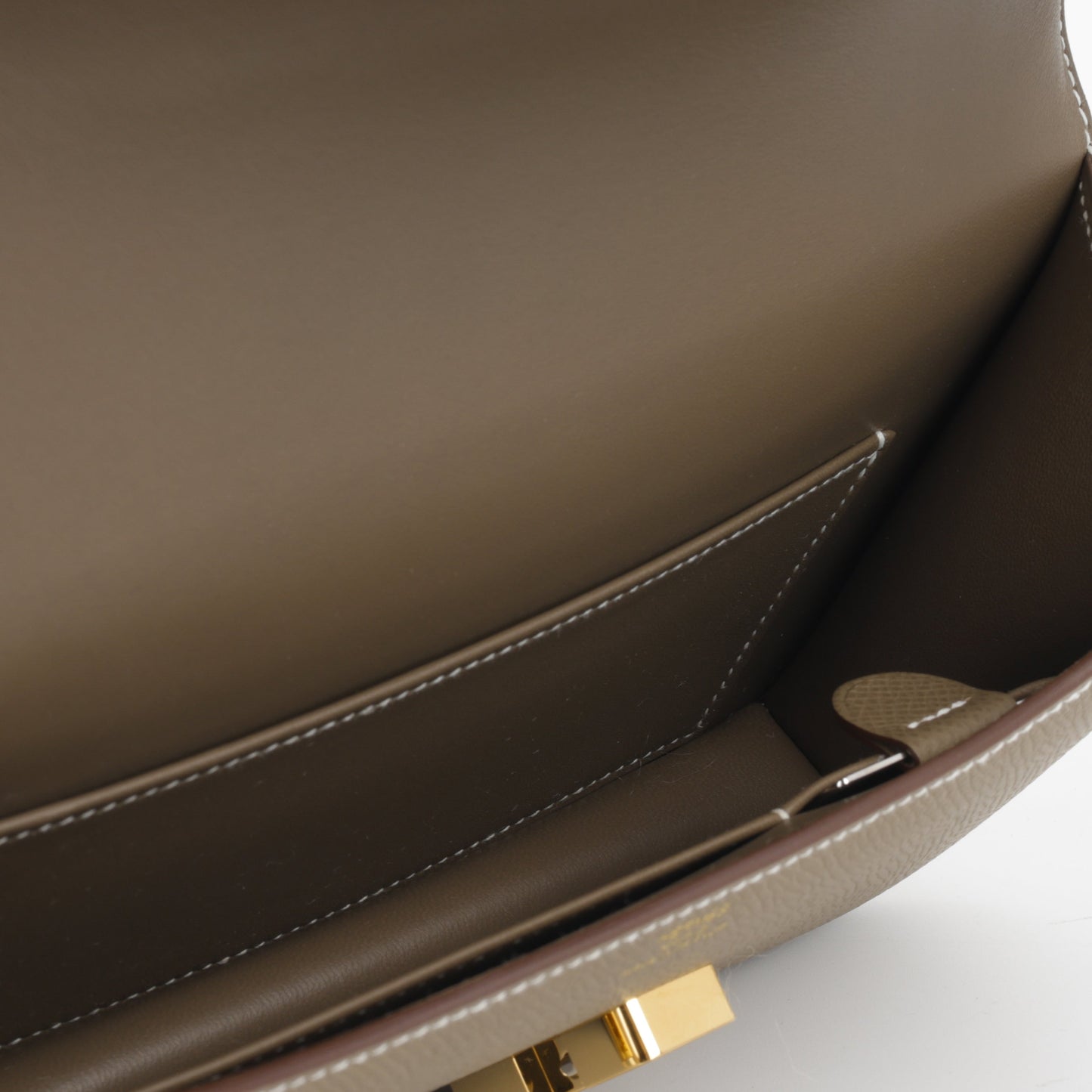Hermès Constance Elan - Etoupe Epsom | Gold Hardware