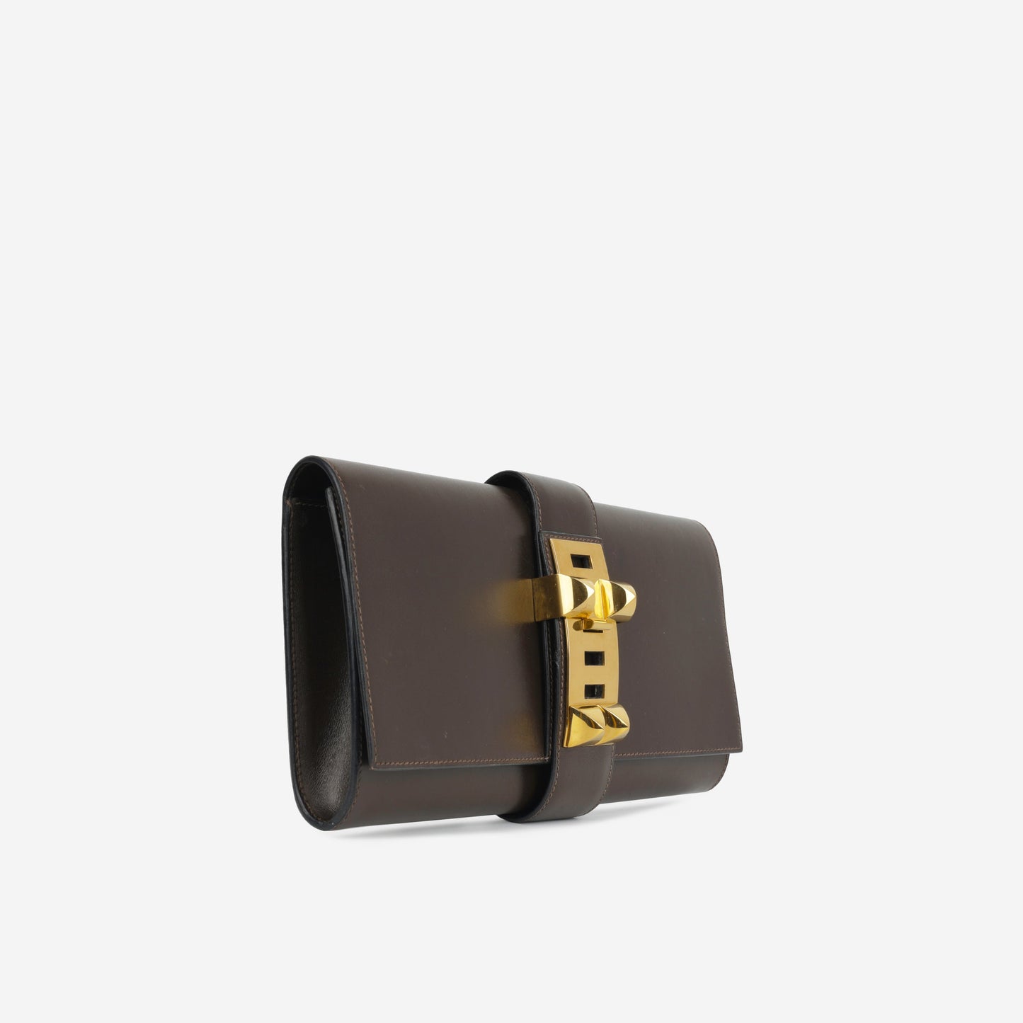 Hermès Medor 29 - Ebene Box Calf | Gold Hardware
