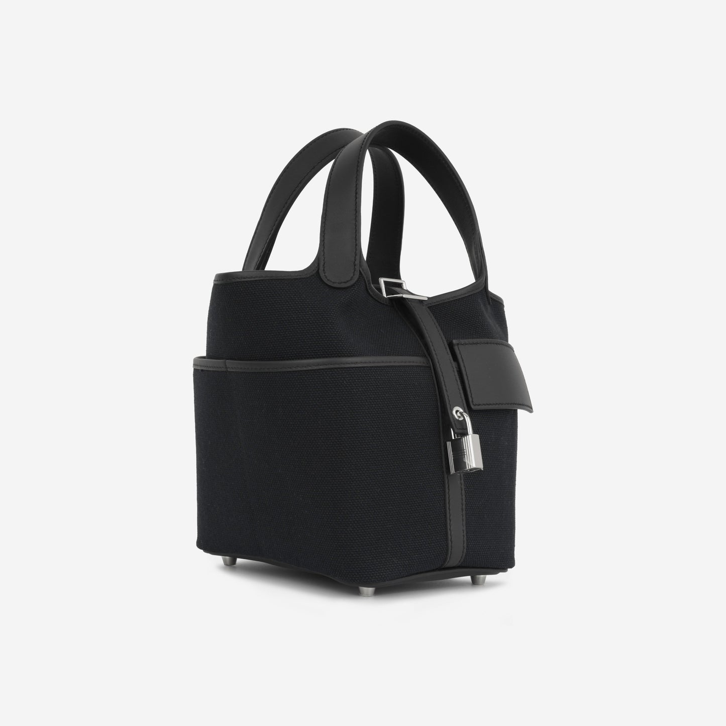 Hermès Picotin 18 Cargo - Noir Canvas / Swift | Palladium Hardware
