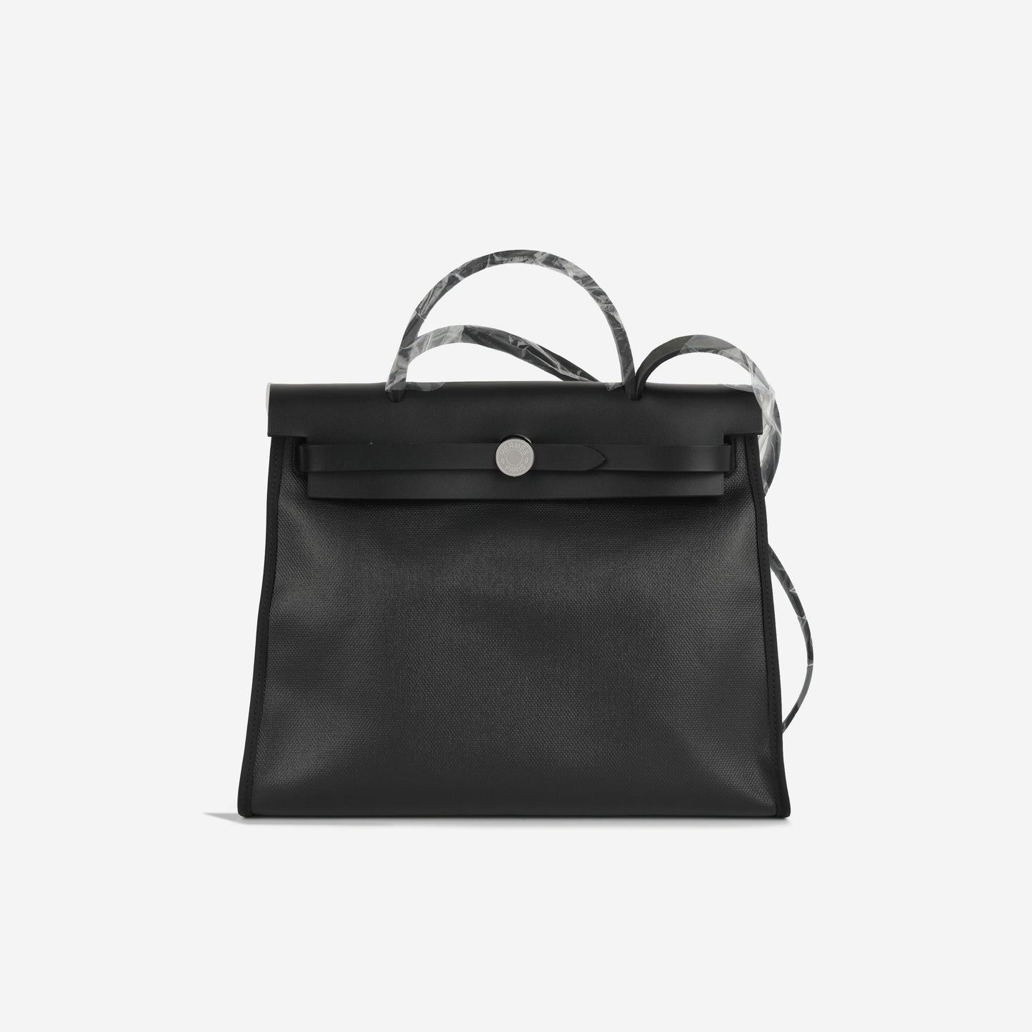 Hermès Herbag 31 - Black Berline Toile | Palladium Hardware