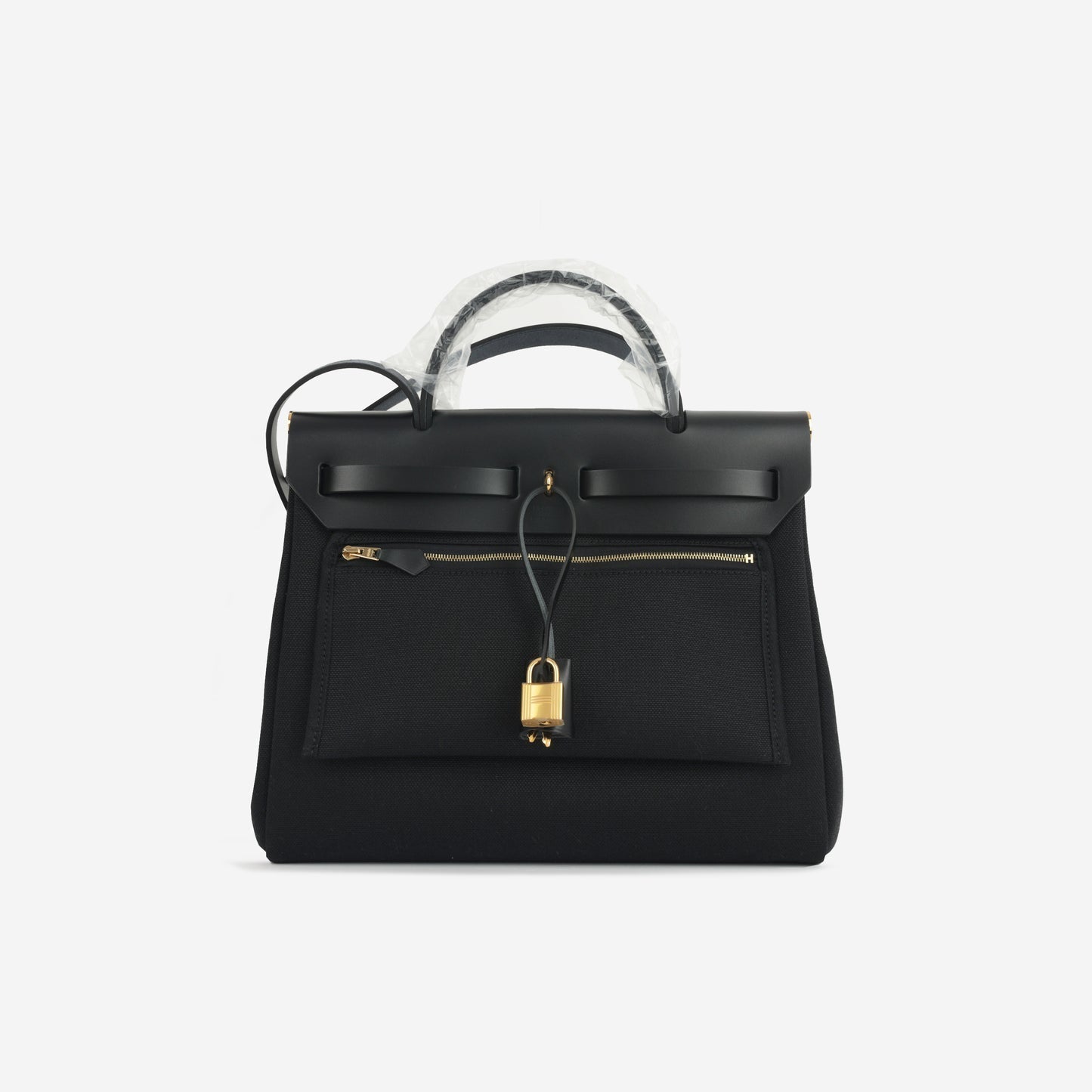 Hermès Hermes Herbag 31 - Noir Canvas / Hunter GHW - Brand New - 2024