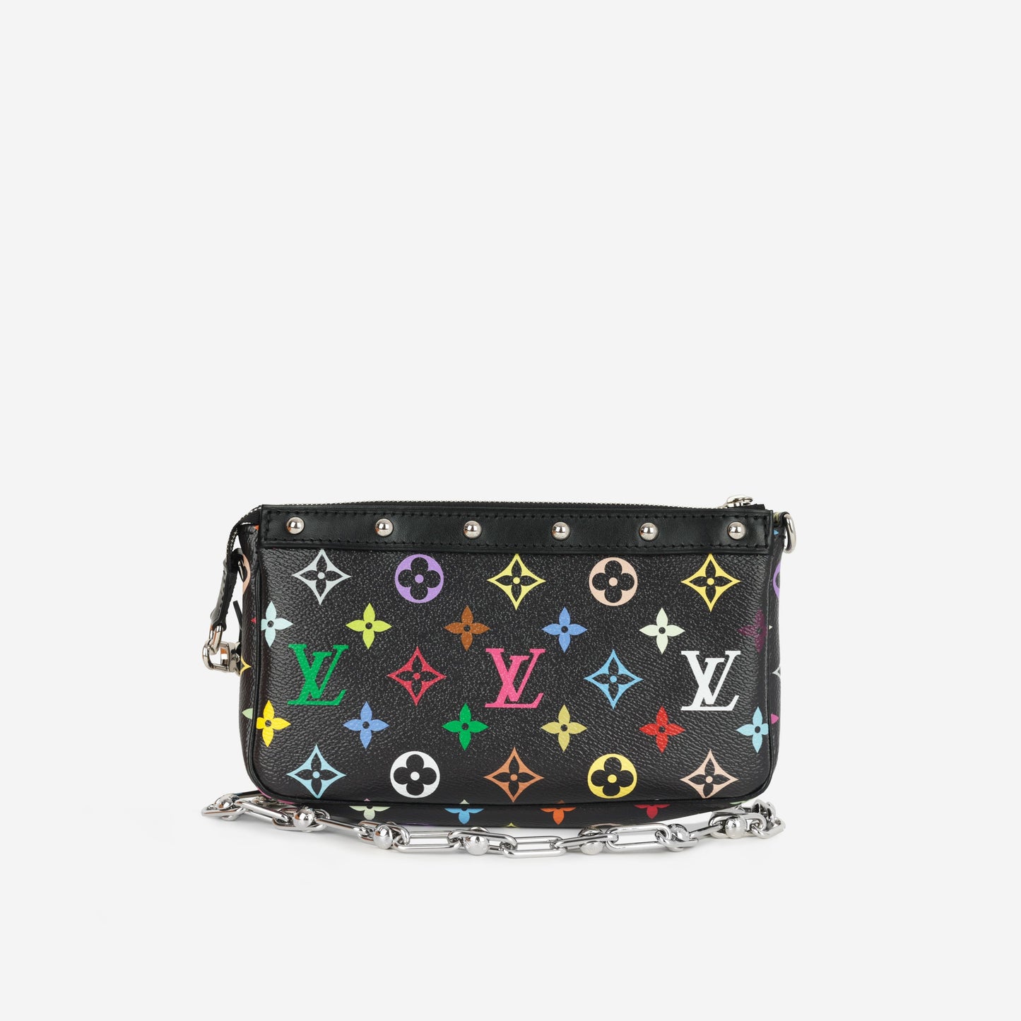 Louis Vuitton LV x TM Pochette Accessoires - Black Multicolore | Silver Hardware