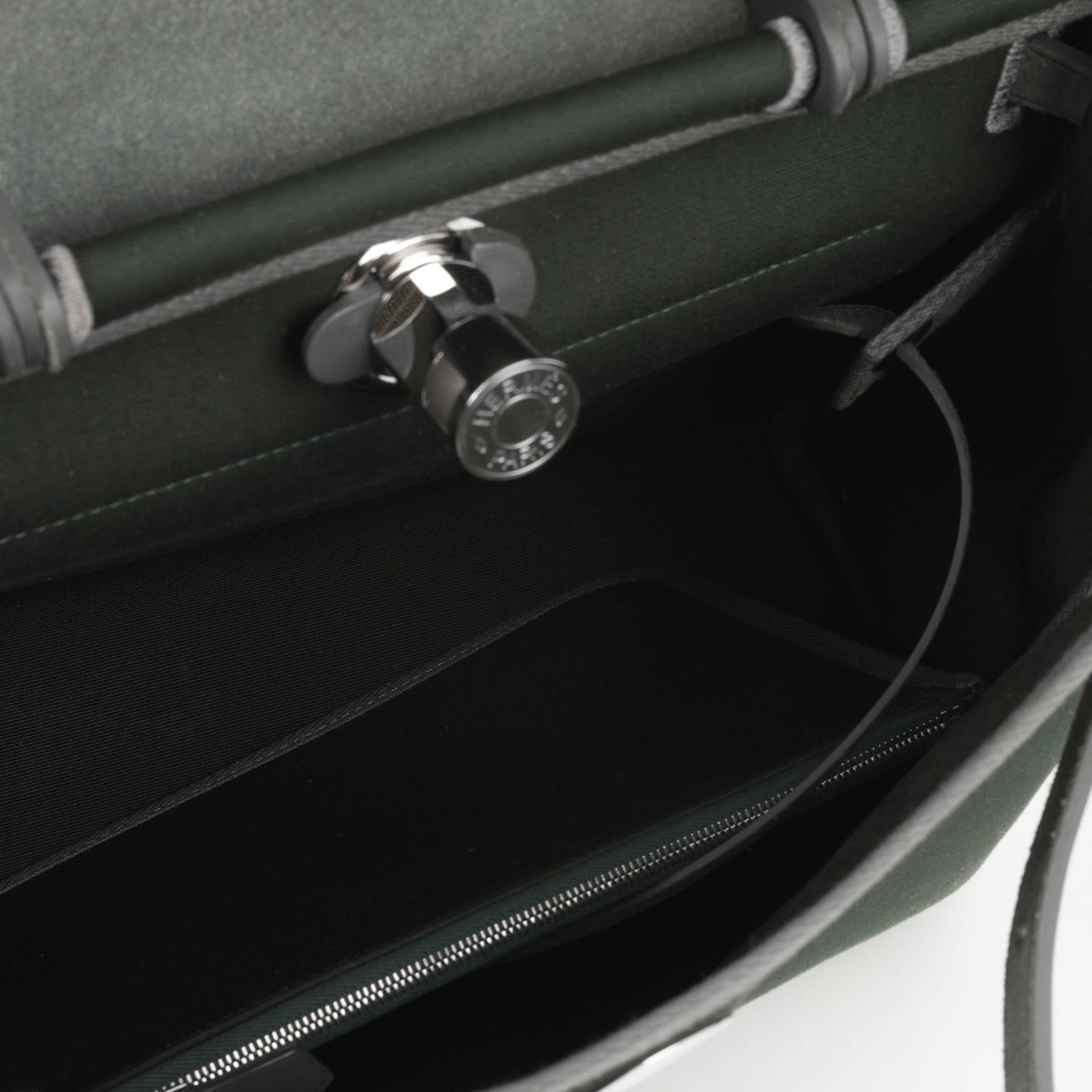 Hermès Herbag 31 - Vert Cypres / Ardoise Hunter | Palladium Hardware