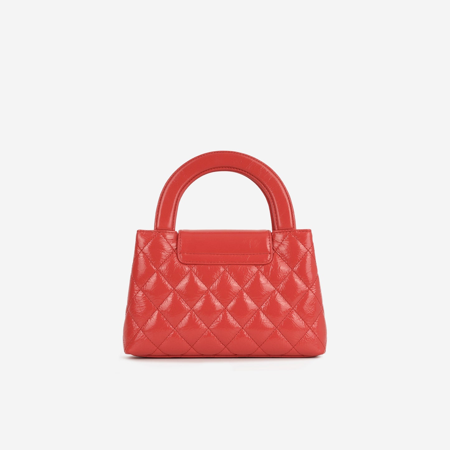 Chanel Small Kelly Re-Edition - Red Crumpled Calfskin | Gold Hardware