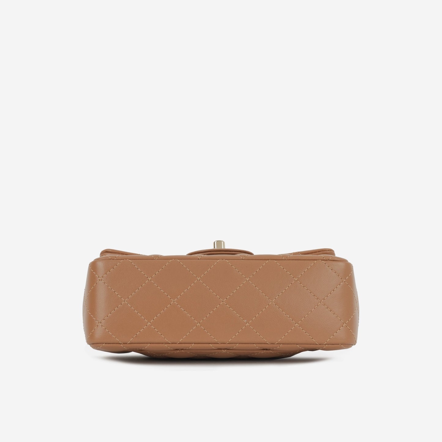 Chanel Mini Flap Rectangular - Caramel Lambskin | Champagne Gold Hardware