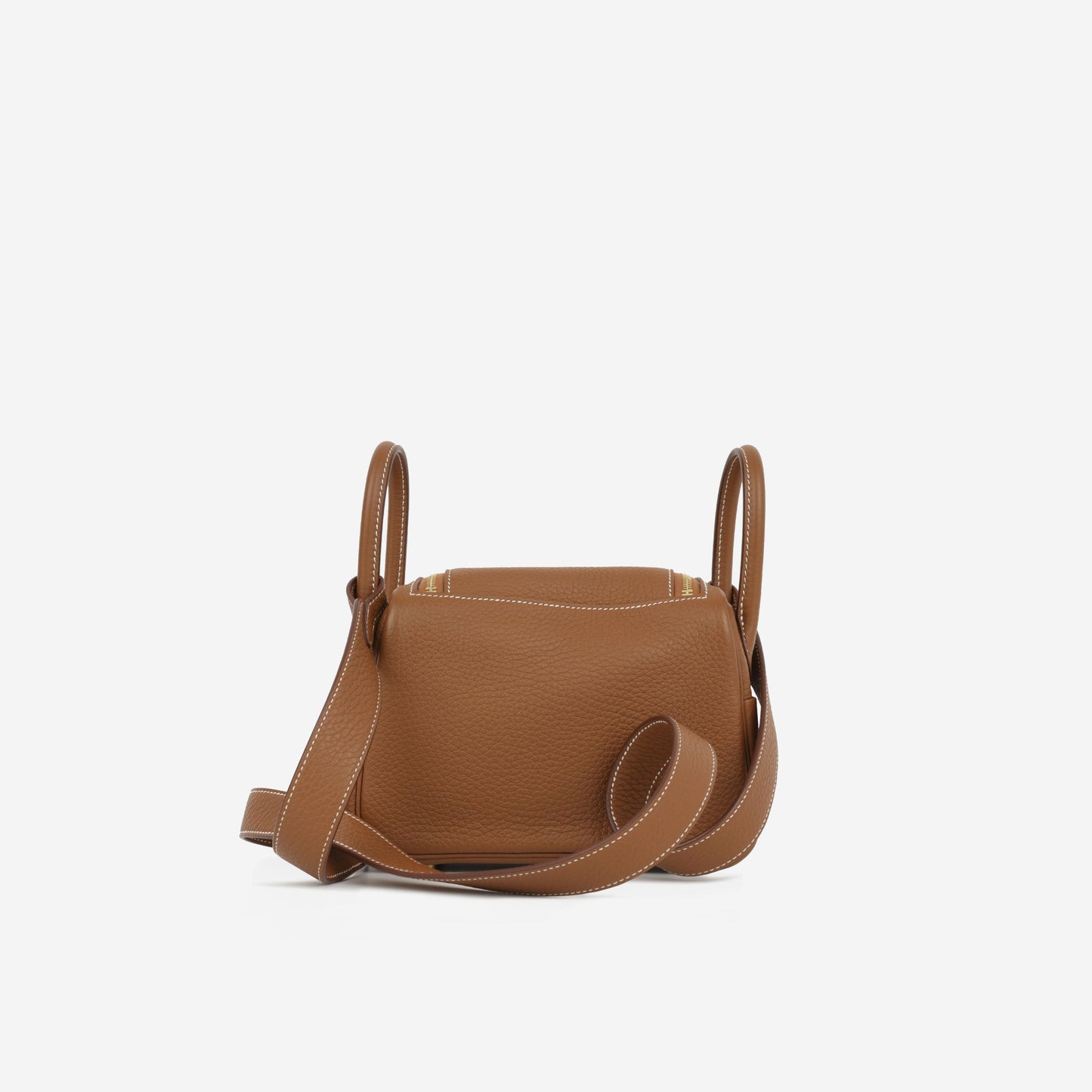 Hermès Mini Lindy - Gold Clemence | Gold Hardware