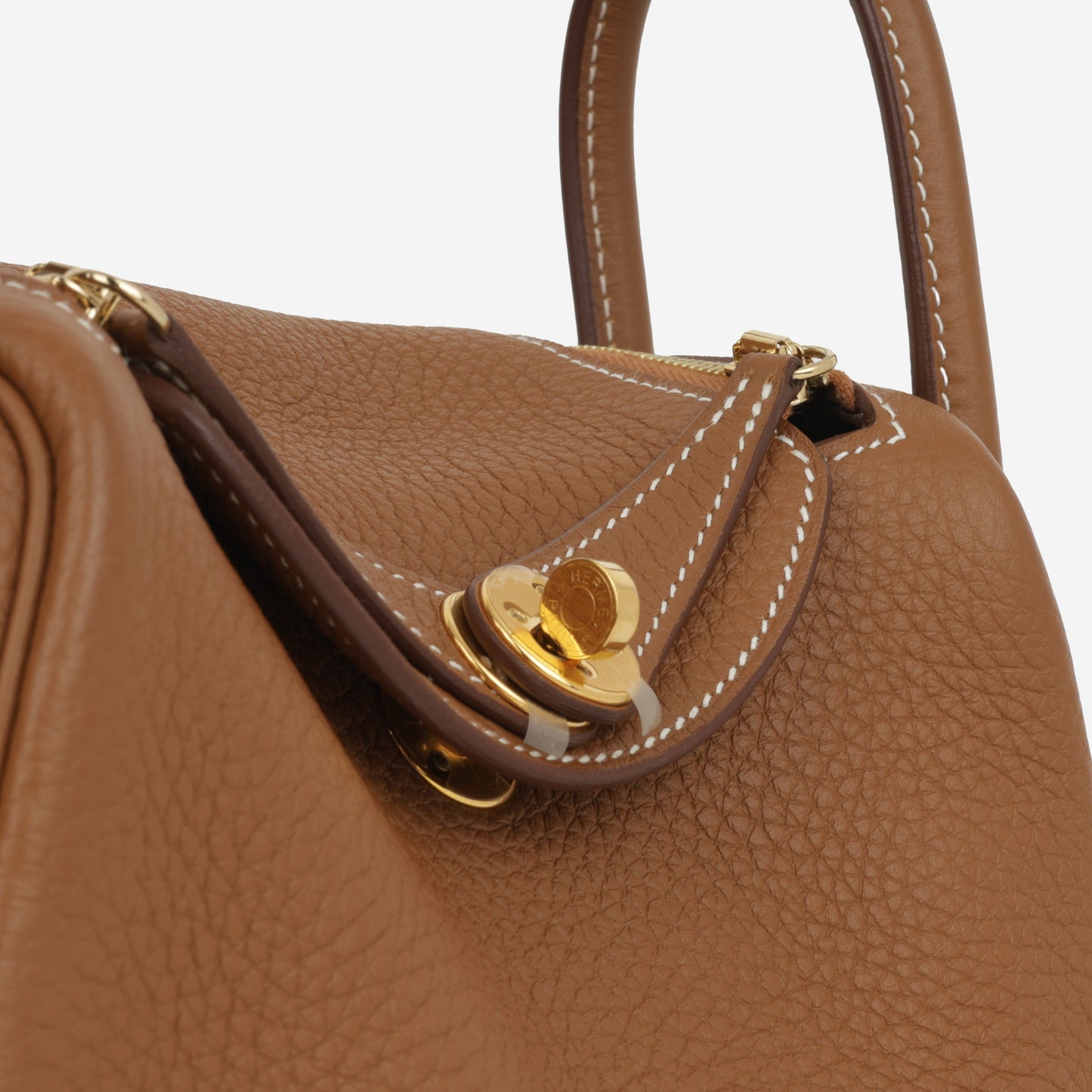 Hermès Mini Lindy - Gold Clemence | Gold Hardware