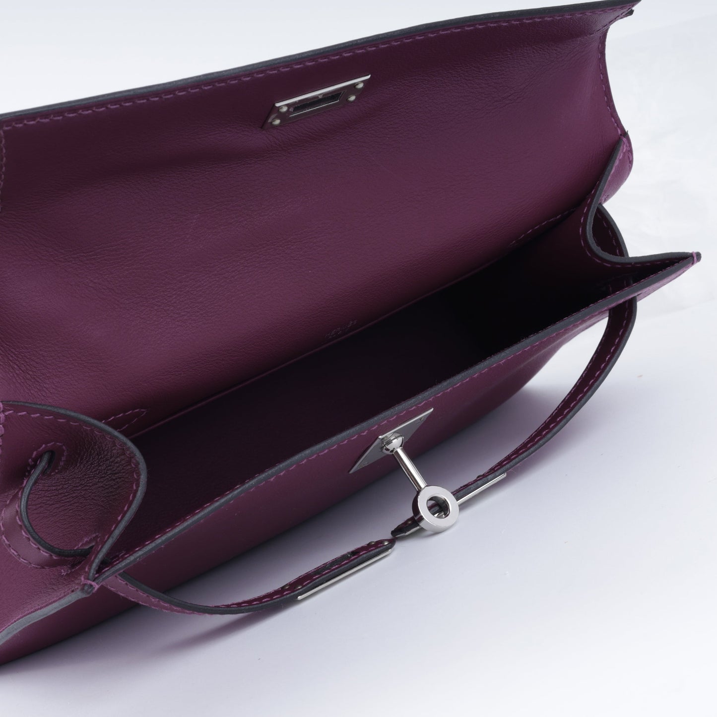 Hermès Kelly Pochette - Anemone Swift | Palladium Hardware