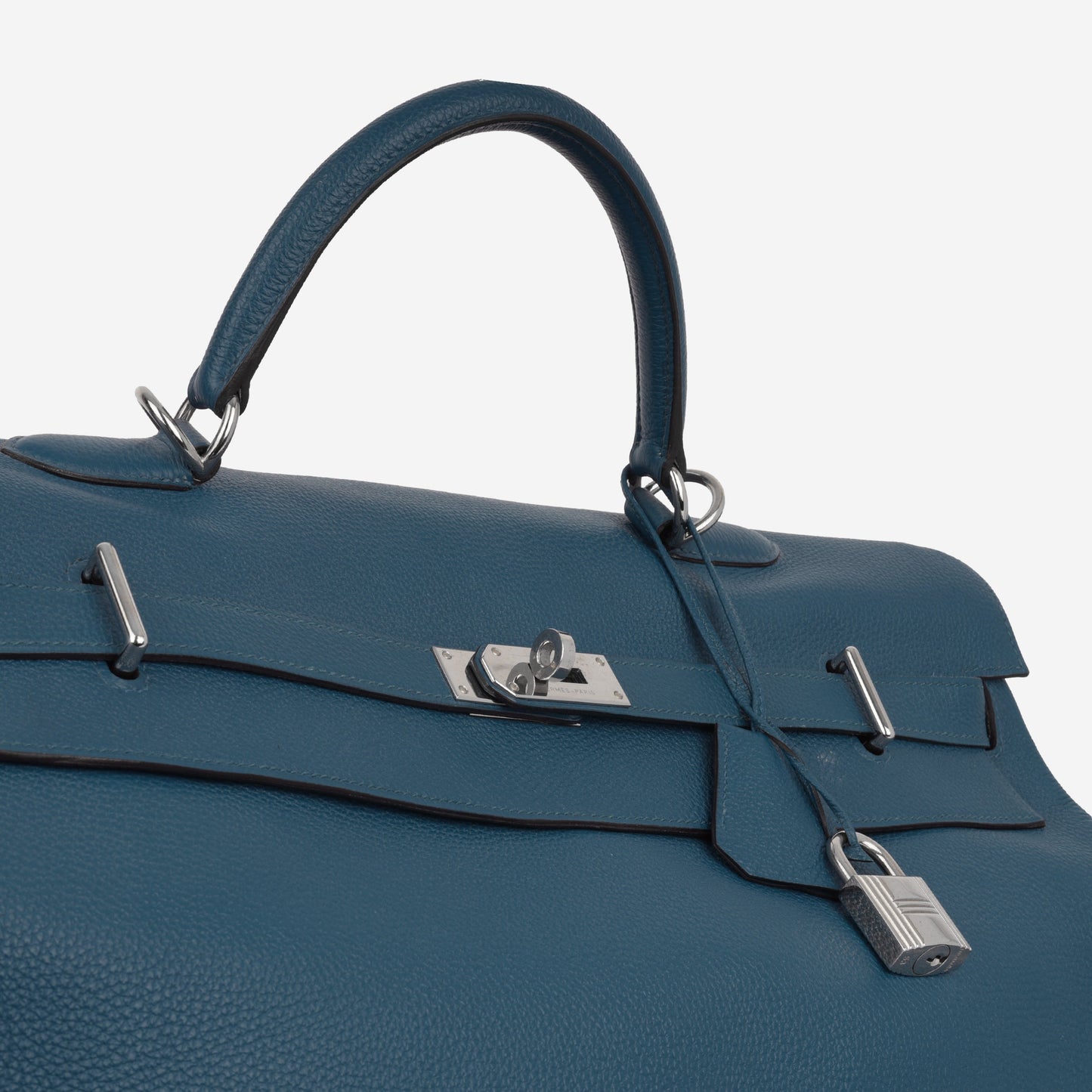 Hermès Hermès Kelly 50 Voyage - Bleu Cobalt