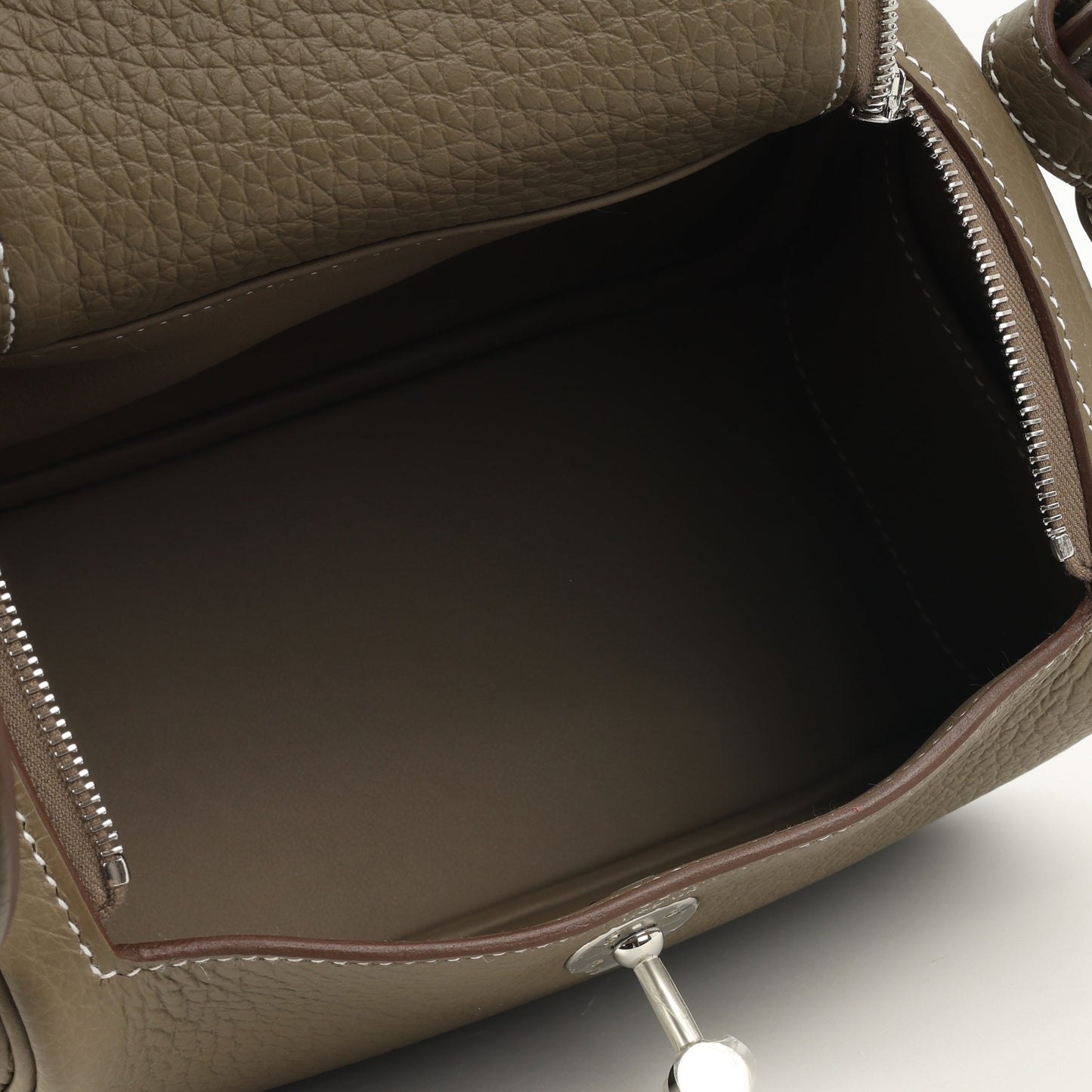 Hermès Mini Lindy - Etoupe (NWT)