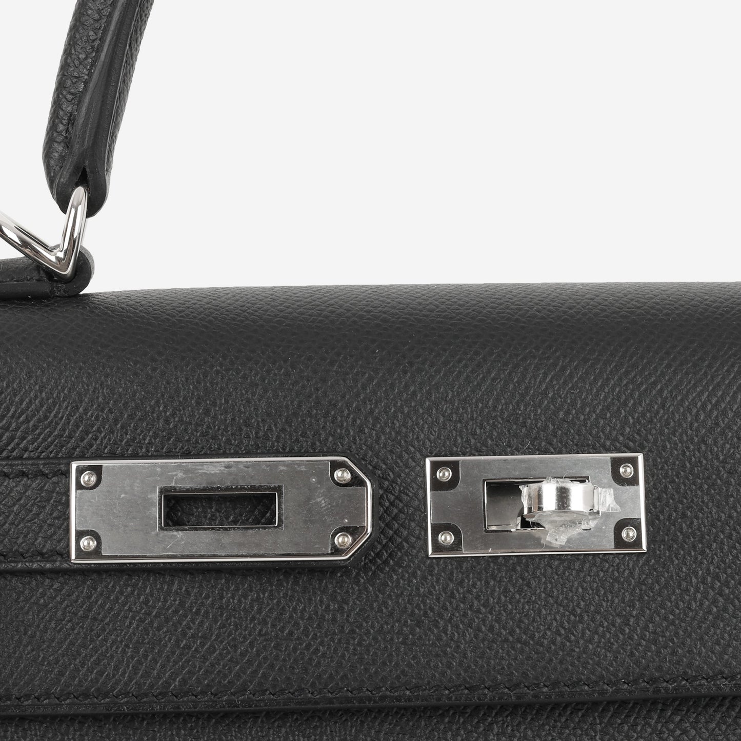 Hermès Kelly 28 - Black Epsom | Palladium Hardware