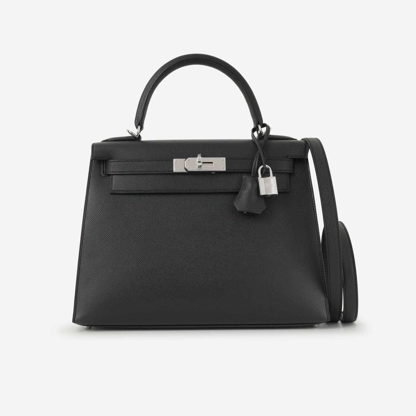 Hermès Kelly 28 - Black Epsom | Palladium Hardware