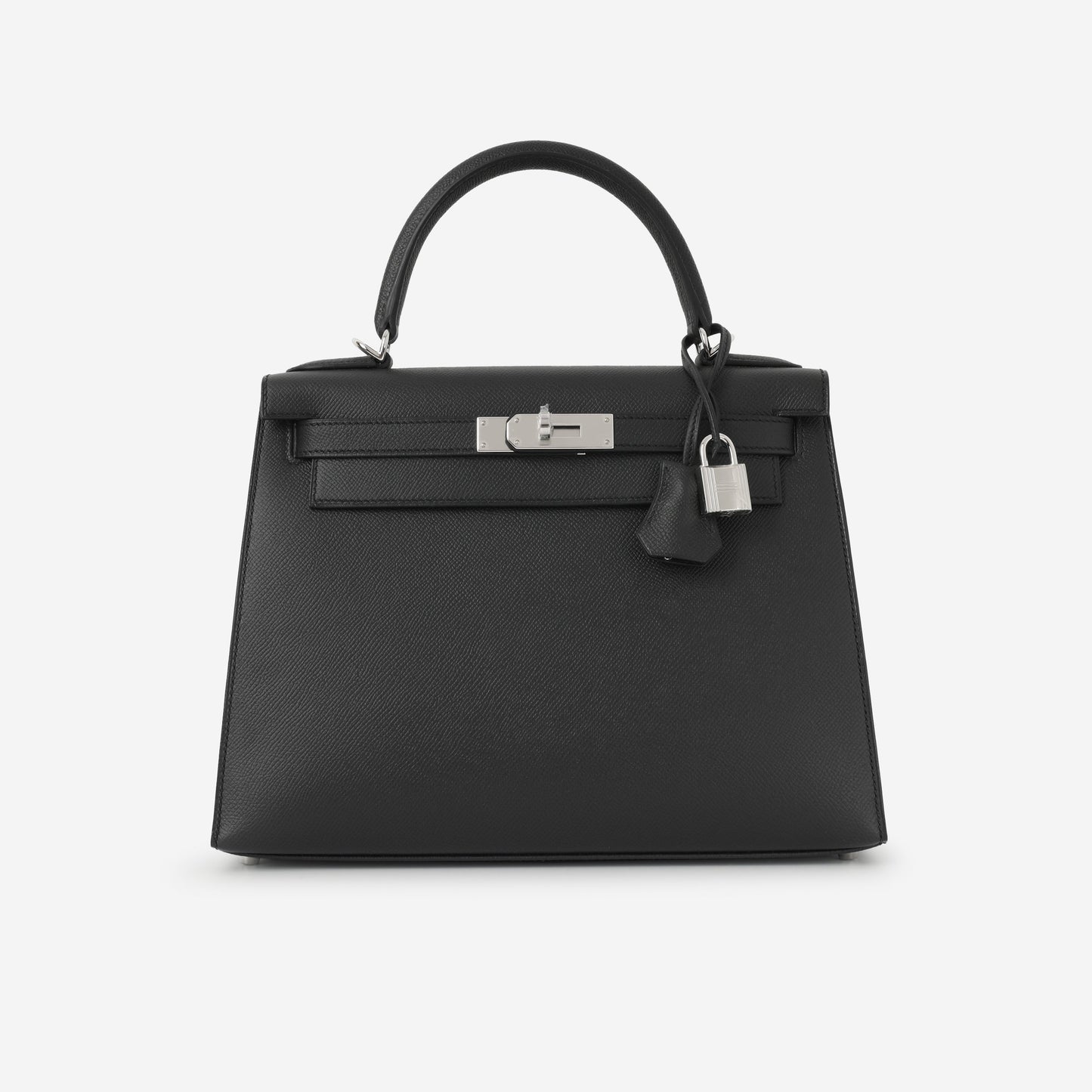 Hermès Kelly 28 - Black Epsom | Palladium Hardware