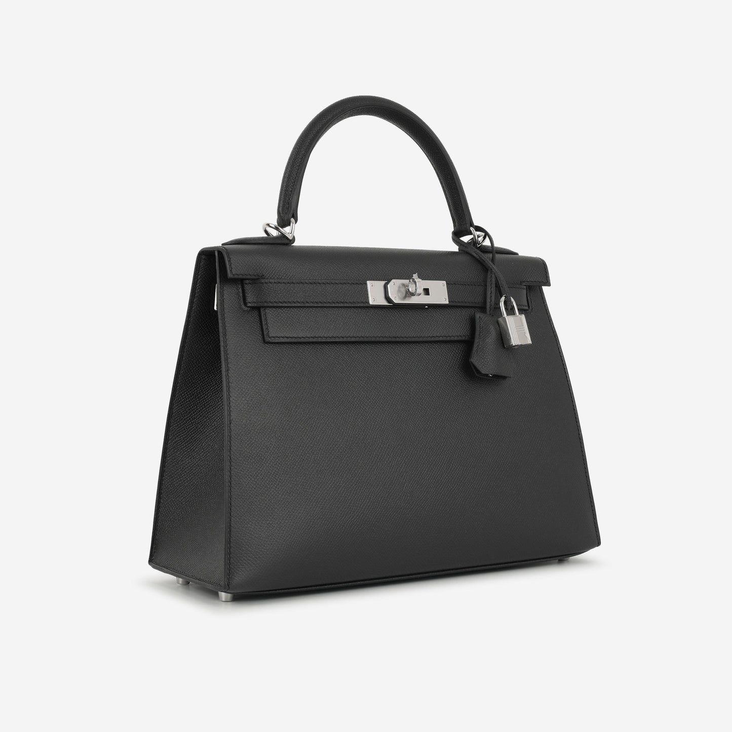 Hermès Kelly 28 - Black Epsom | Palladium Hardware