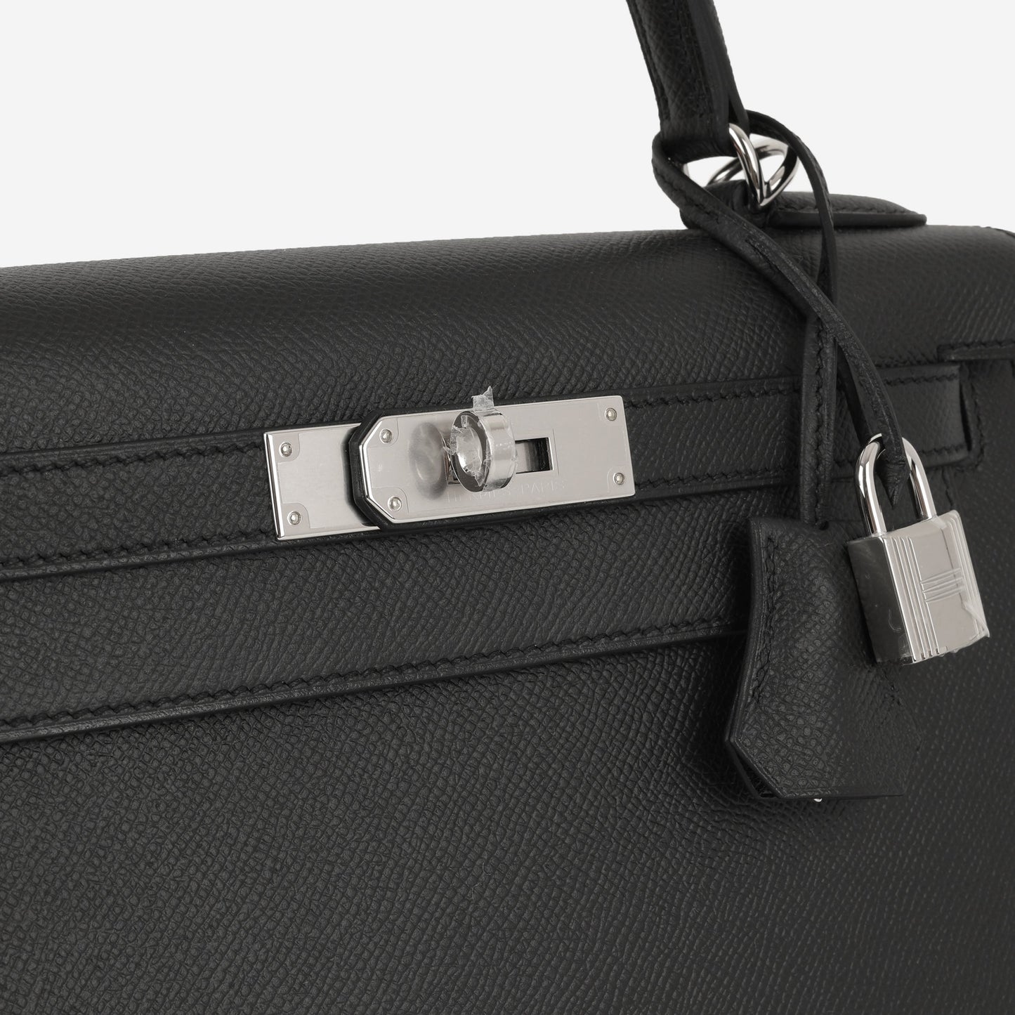 Hermès Kelly 28 - Black Epsom | Palladium Hardware
