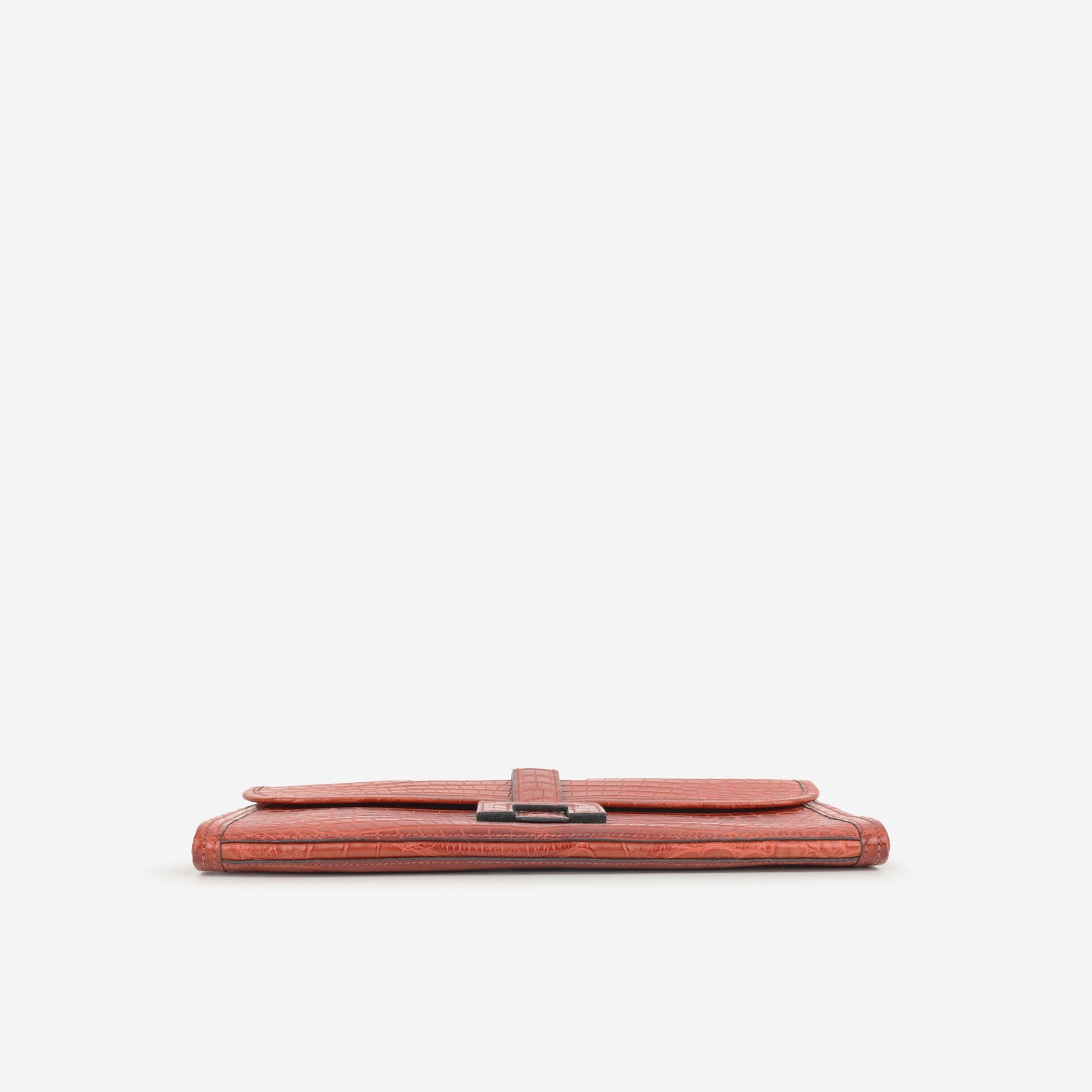 Hermès Jige Clutch 29 - Rouge H Shiny Crocodile