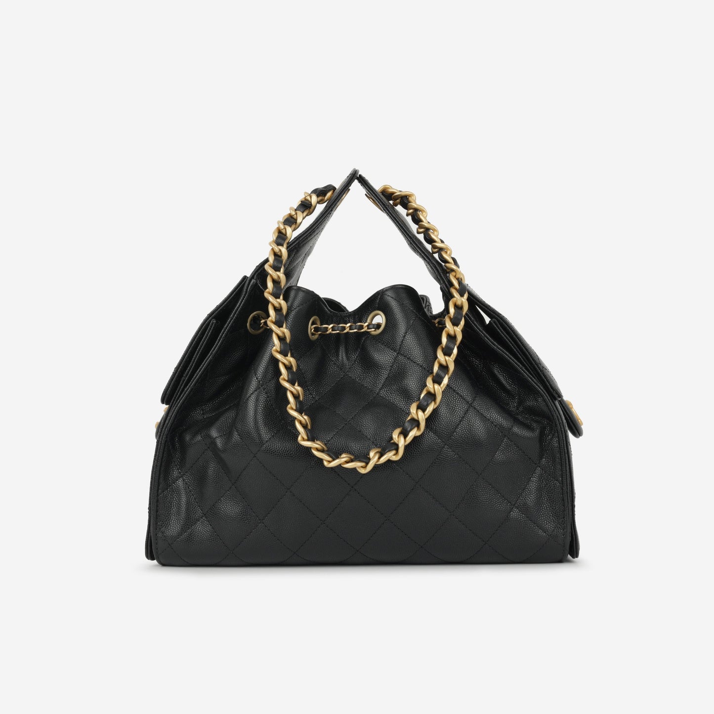 Chanel Small 25 Hobo - Black Caviar | Gold Hardware