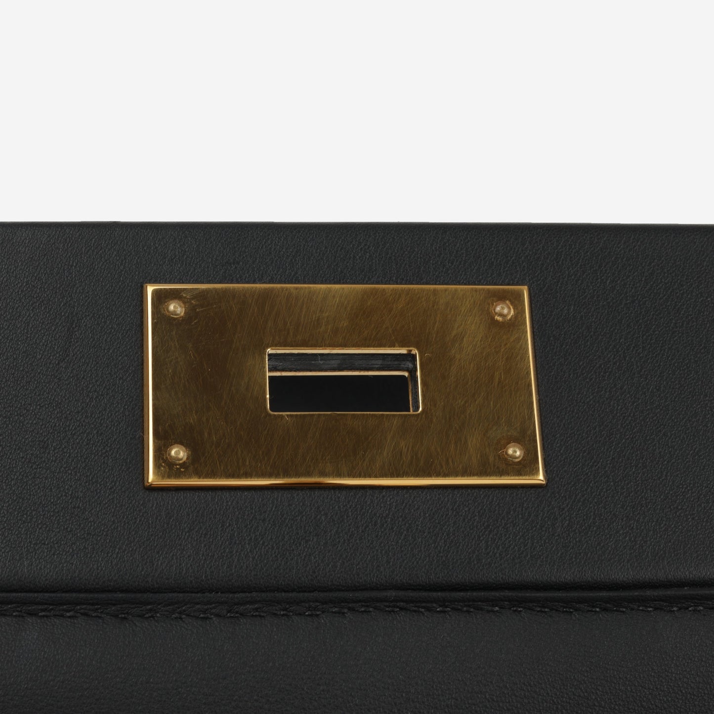 Hermés 24/24 35 - Black Togo / Swift Leather | Gold Hardware