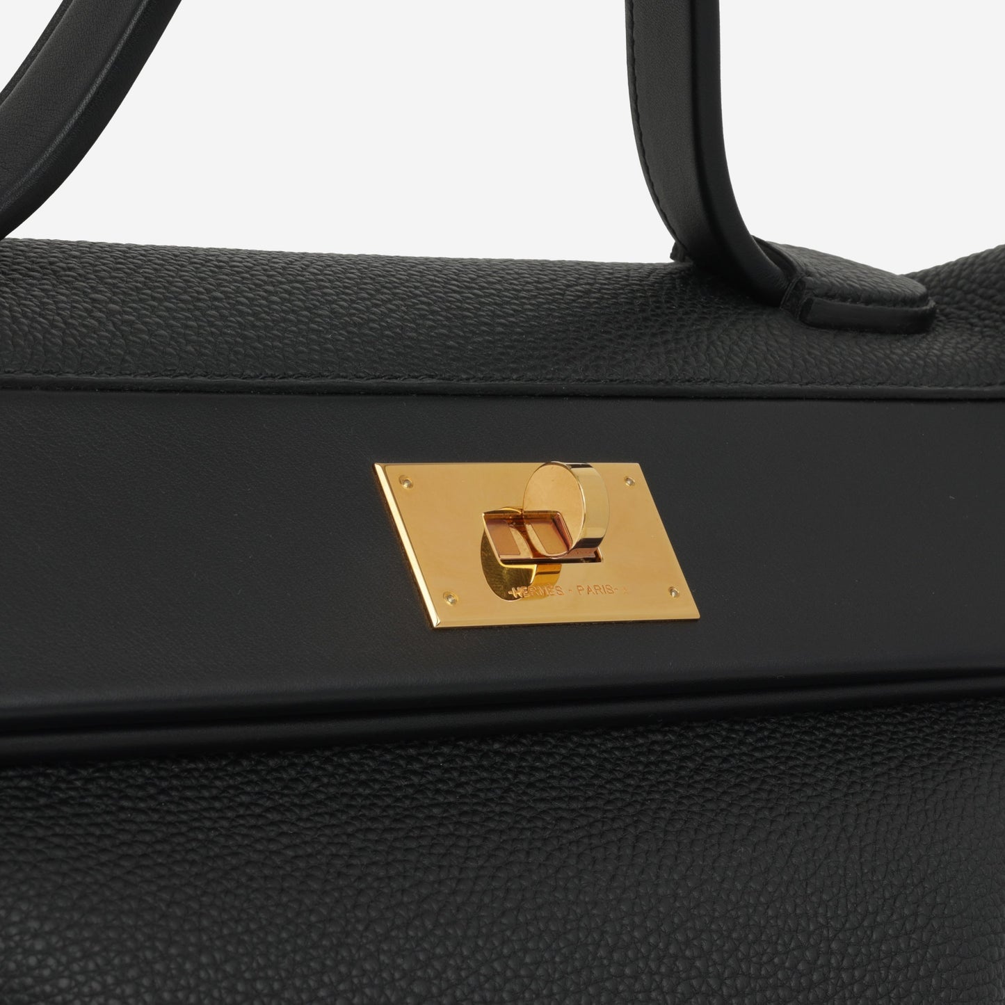 Hermés 24/24 35 - Black Togo / Swift Leather | Gold Hardware