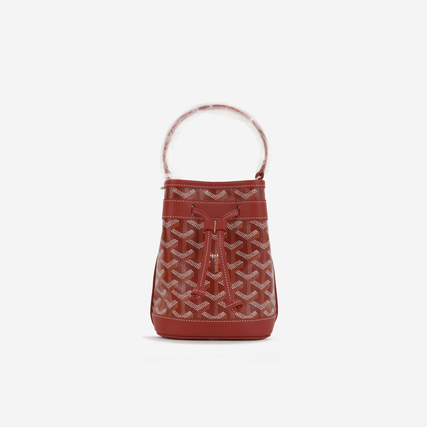Goyard Petit Flot - Red Goyardine | Palladium Hardware (NWT)