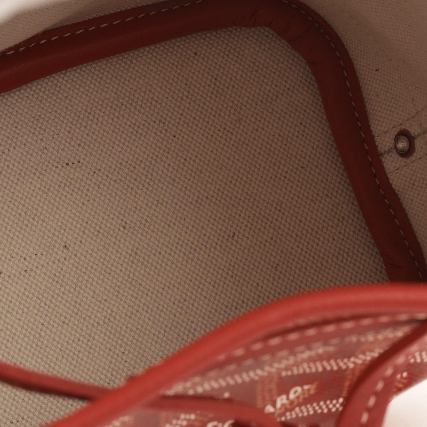 Goyard Petit Flot - Red Goyardine | Palladium Hardware (NWT)
