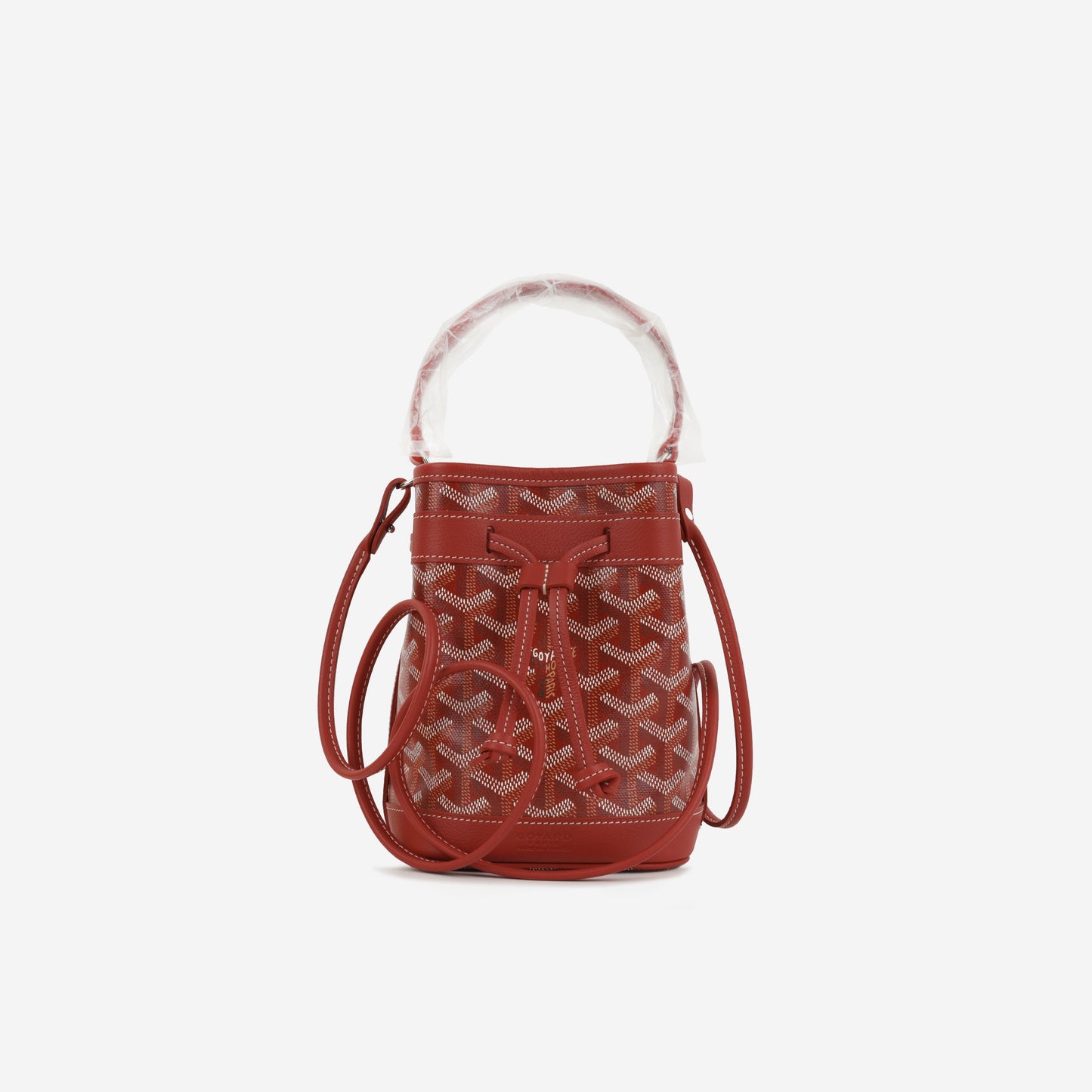 Goyard Petit Flot - Red Goyardine | Palladium Hardware (NWT)