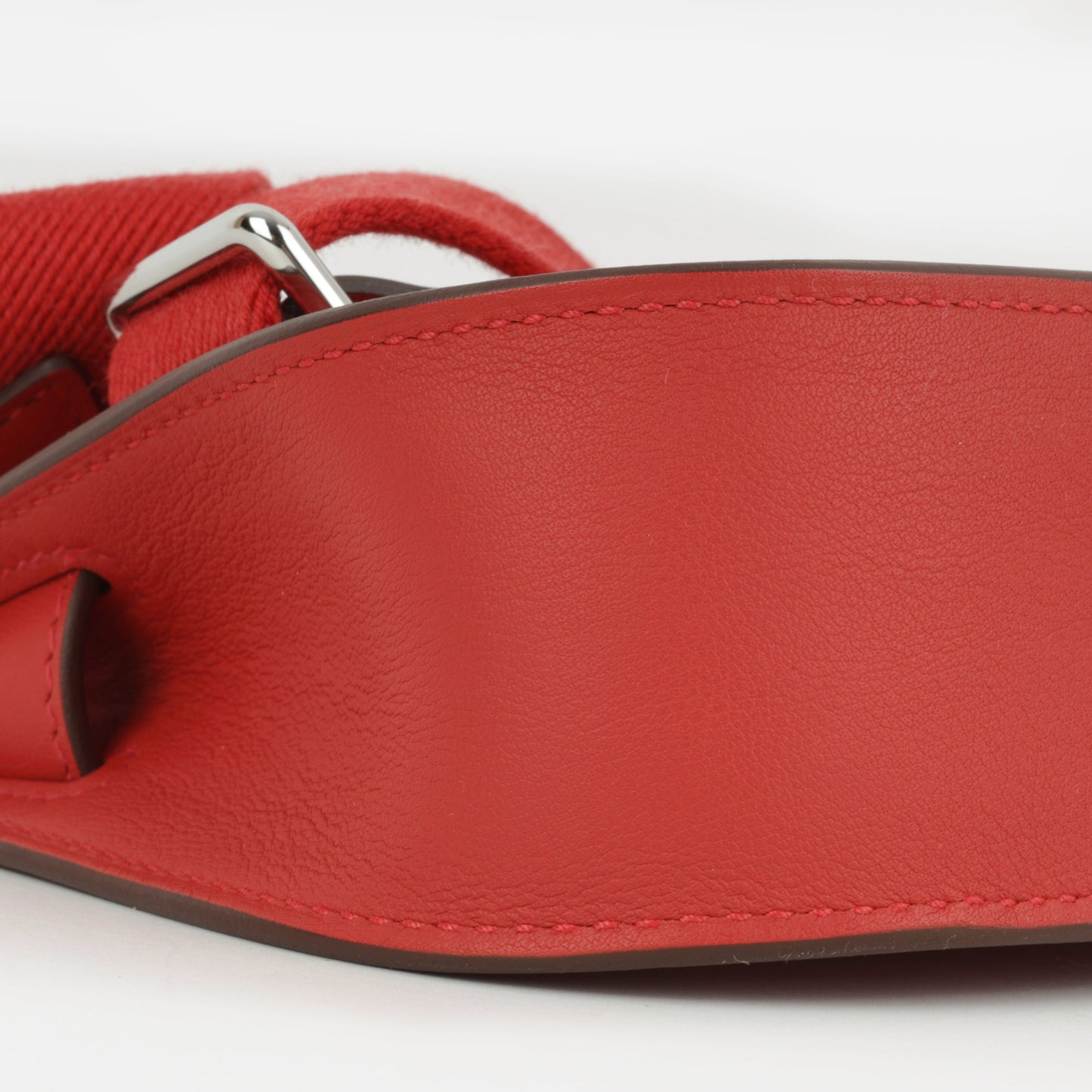 Hermès Mini Jypsiere - Rouge Vif Evercolour | Palladium Hardware