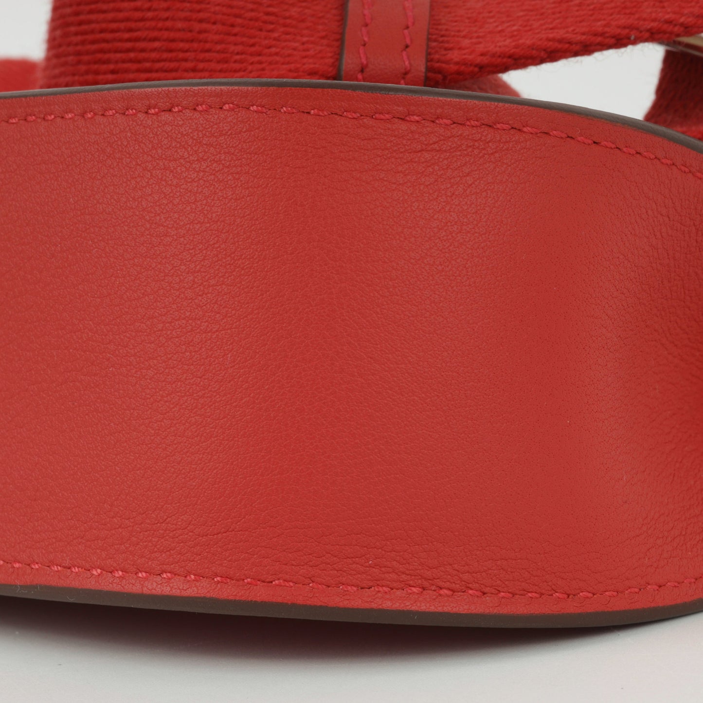 Hermès Mini Jypsiere - Rouge Vif Evercolour | Palladium Hardware