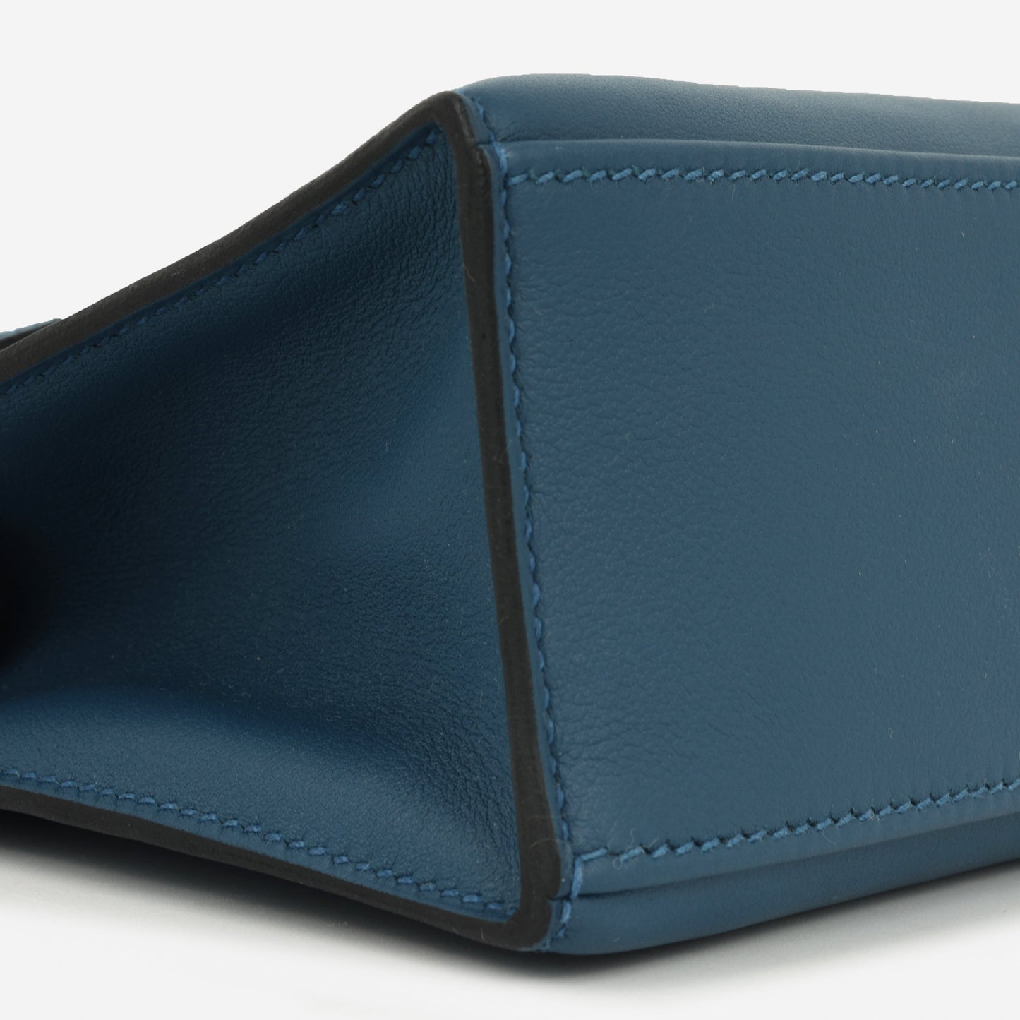 Hermès Kelly Pochette - Bleu Colvert Swift | Palladium Hardware