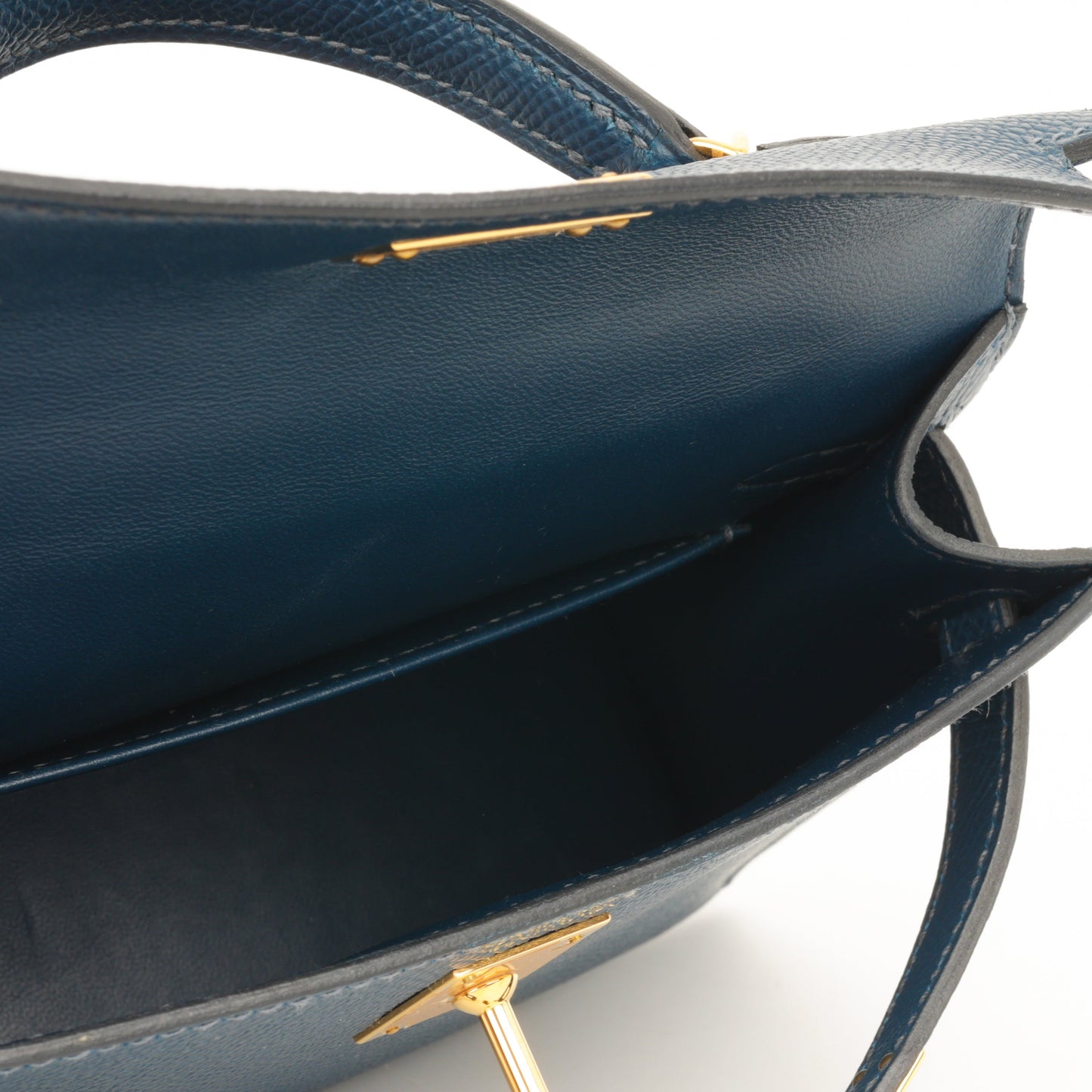 Hermès Mini Kelly - Bleu De Prusse Epsom | Gold Hardware