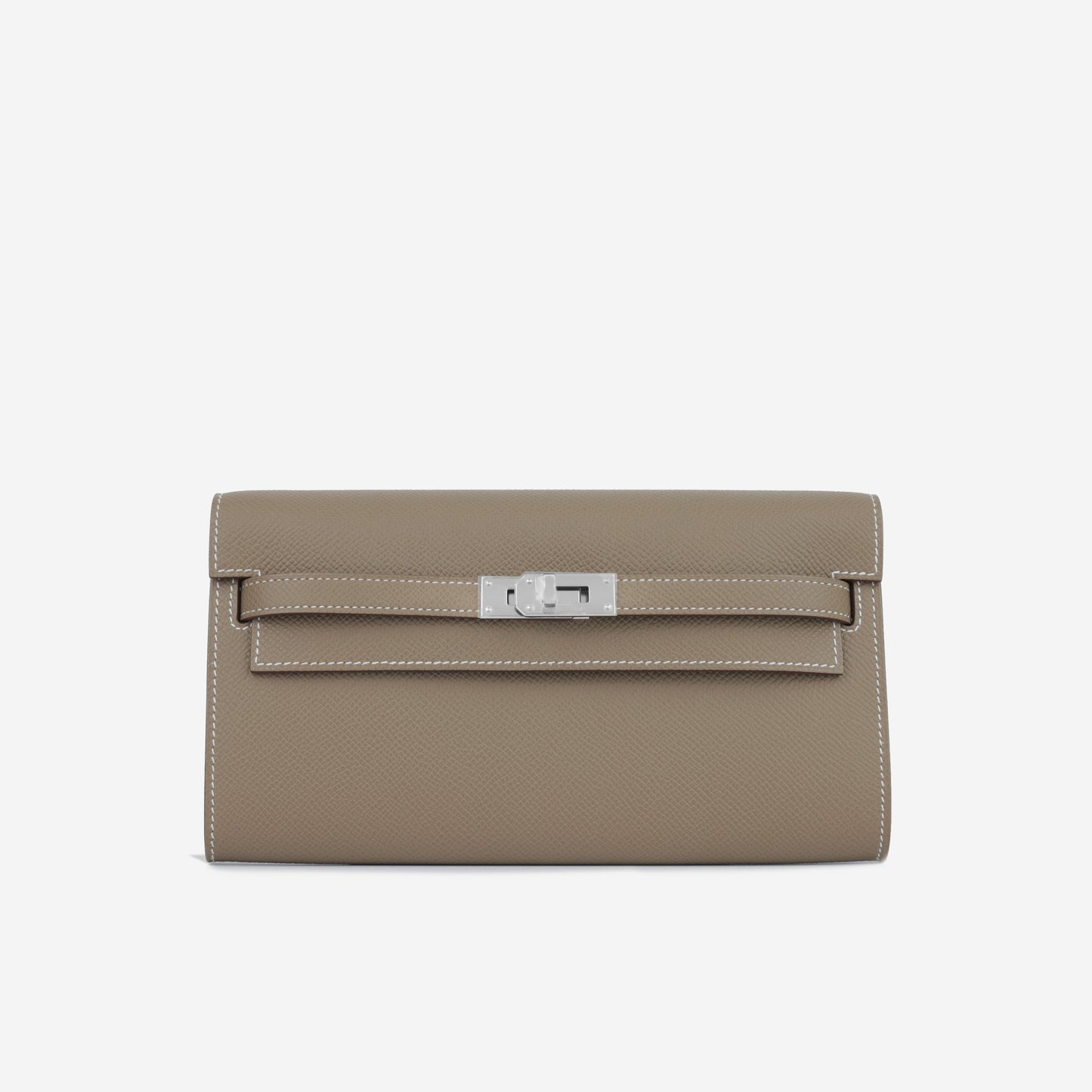 Hermès Kelly To Go Wallet - Etoupe Epsom | Palladium Hardware
