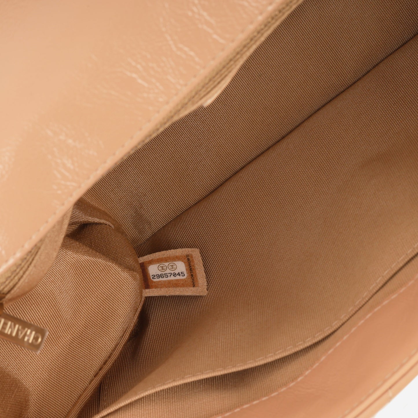 Chanel Hold The Line Flap - Caramel Shiny Crumpled Calfskin | Gold Hardware