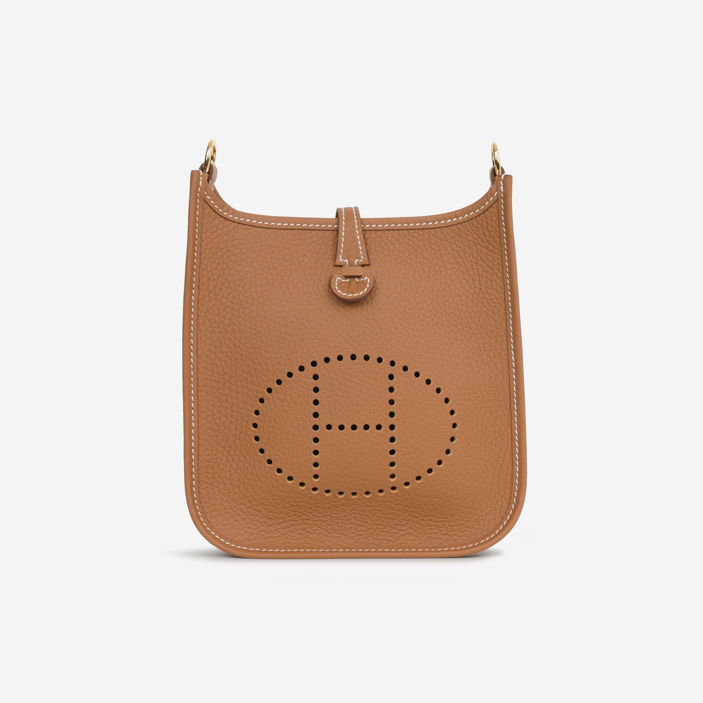Hermès Mini Evelyne 16 - Gold Clemence | Gold Hardware