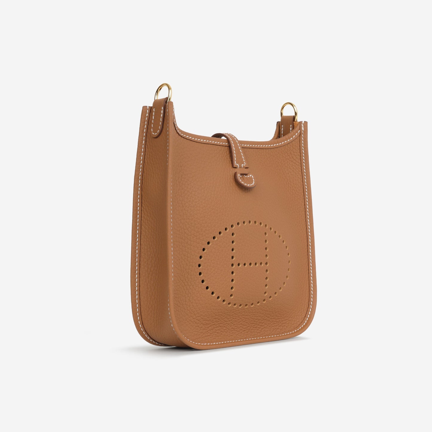 Hermès Mini Evelyne 16 - Gold Clemence | Gold Hardware