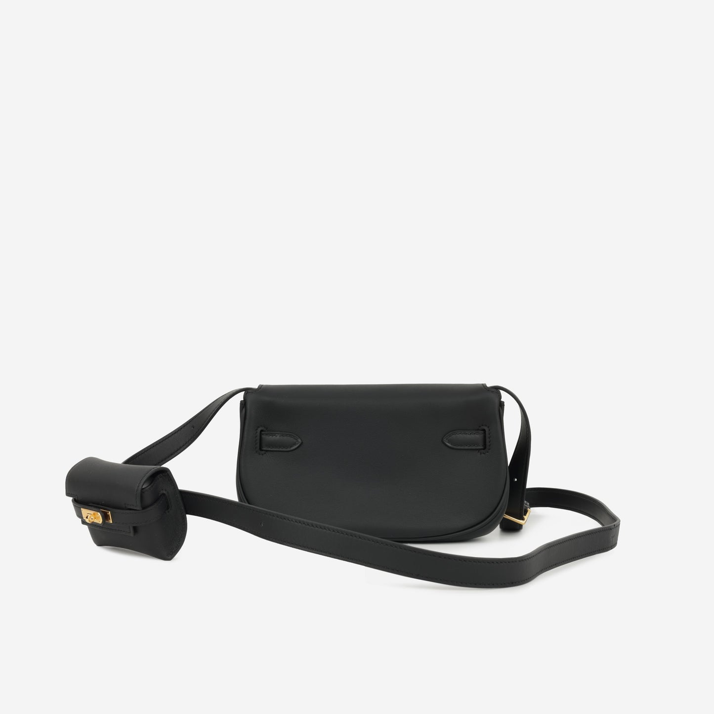 Hermès Kelly Moove - Black Swift | Gold Hardware