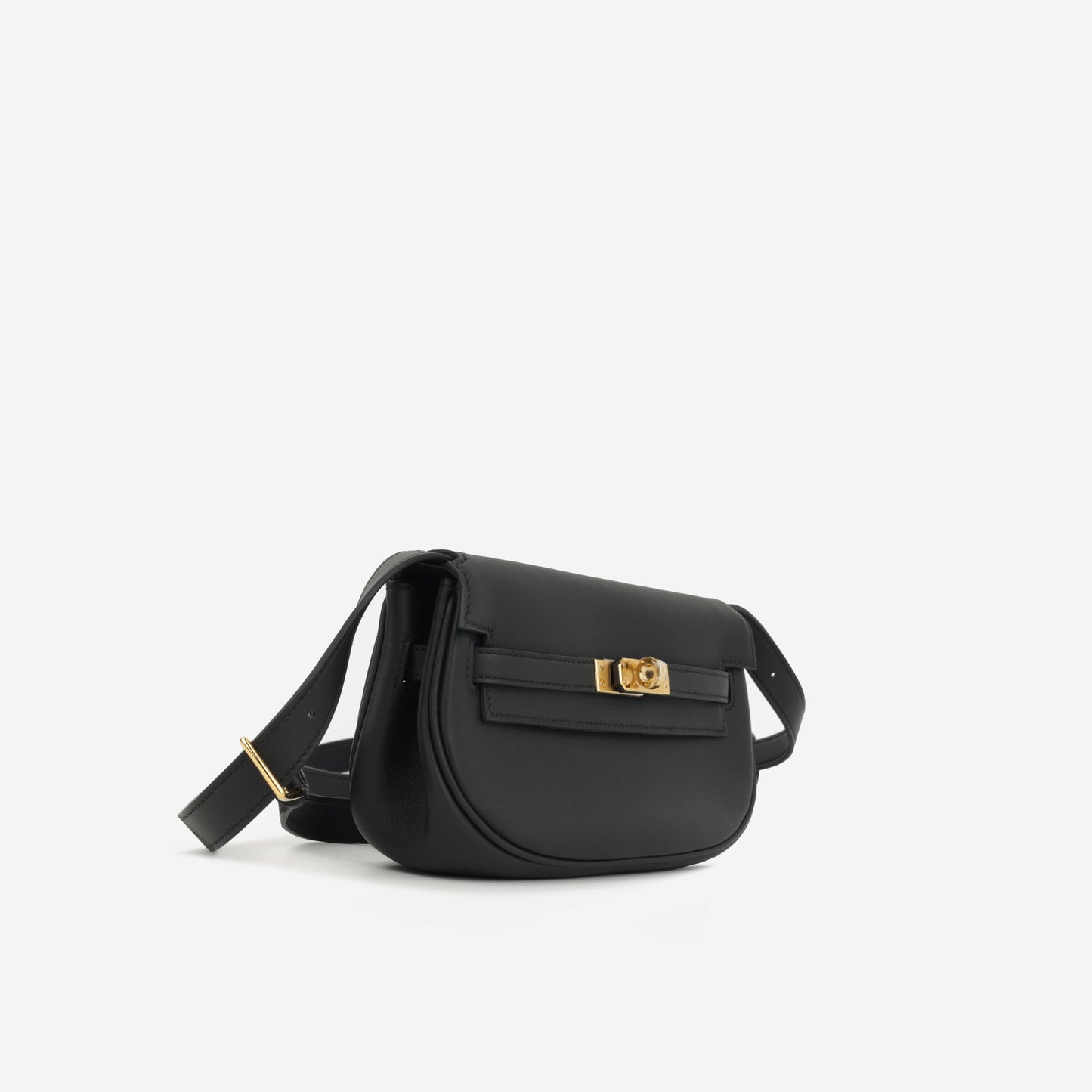 Hermès Kelly Moove - Black Swift | Gold Hardware