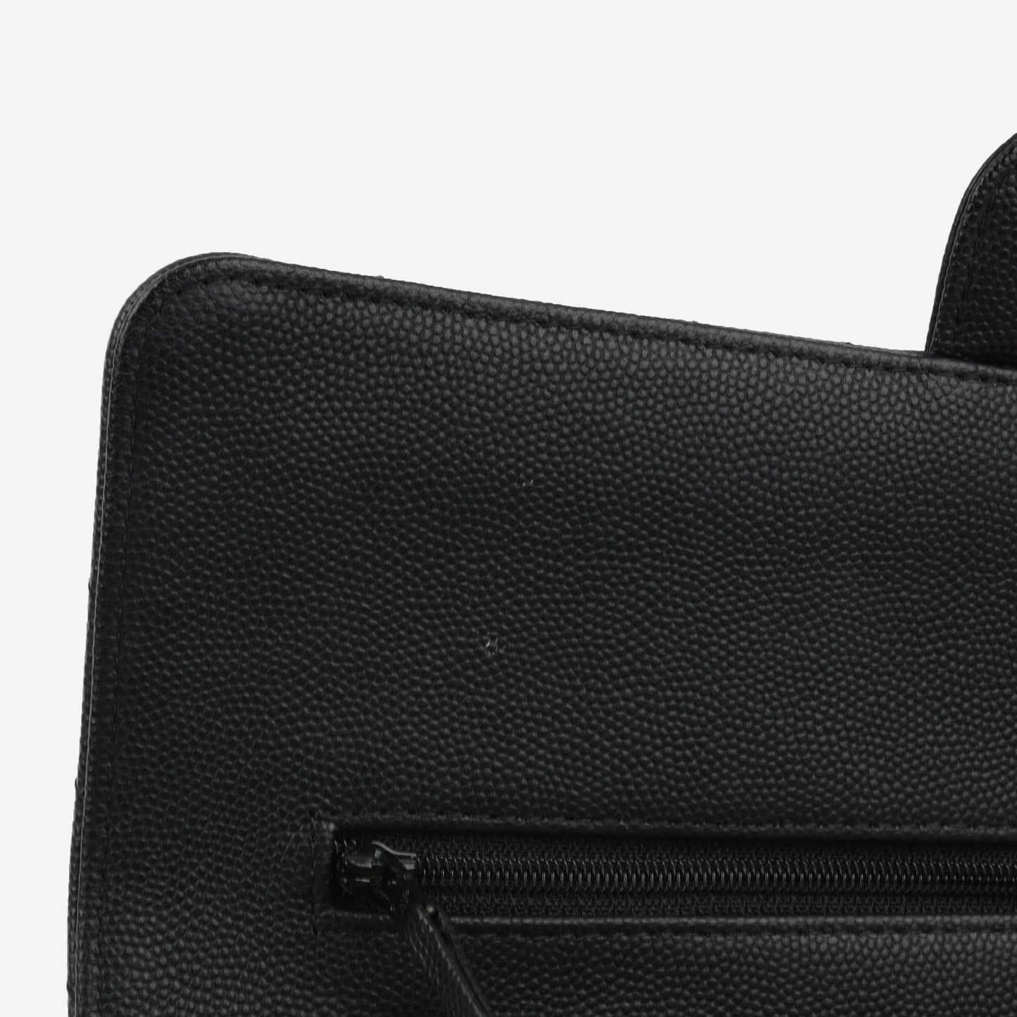 Chanel Medium Classic Flap - Black Chevron | Silver Hardware