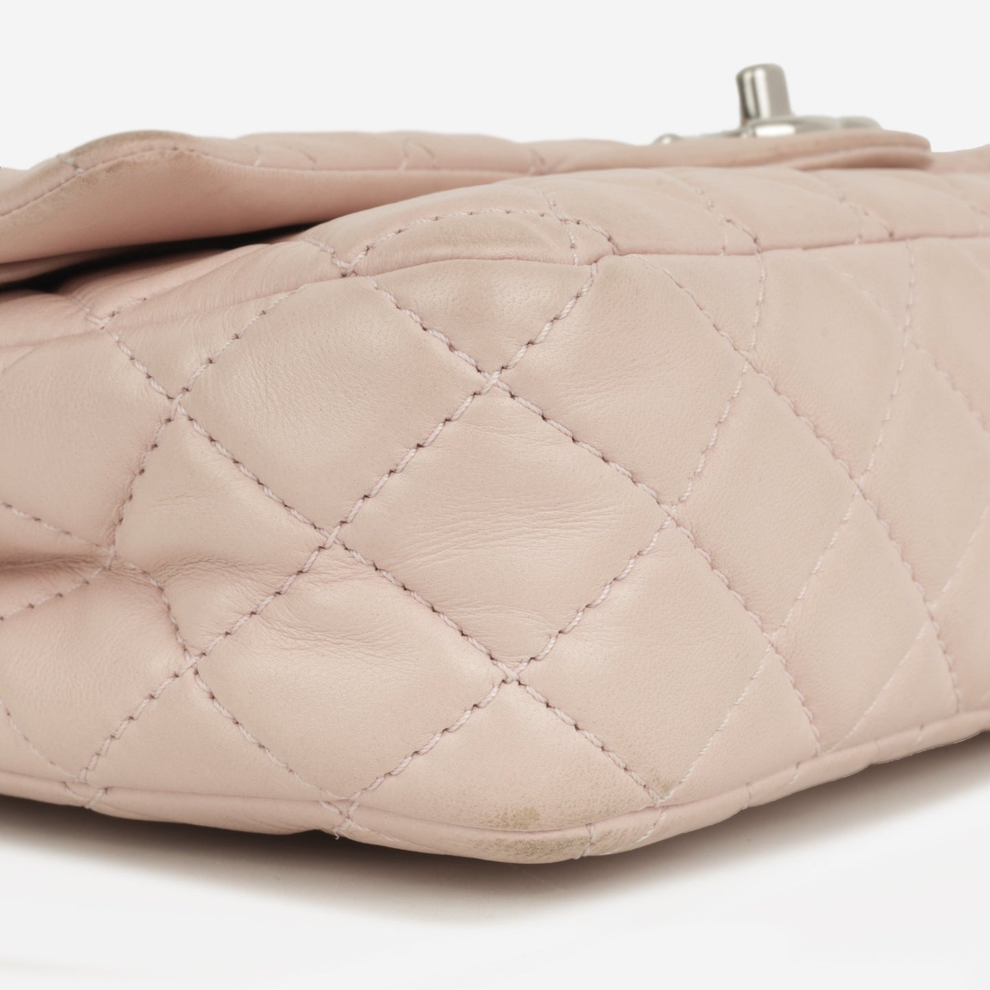 Chanel Seasonal Medium Flap Bag - Pink Lambskin | Silver Hardware