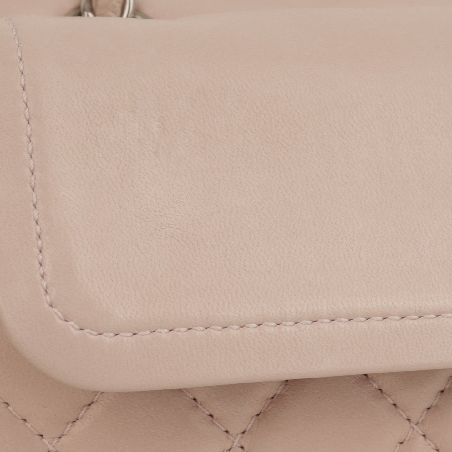 Chanel Seasonal Medium Flap Bag - Pink Lambskin | Silver Hardware
